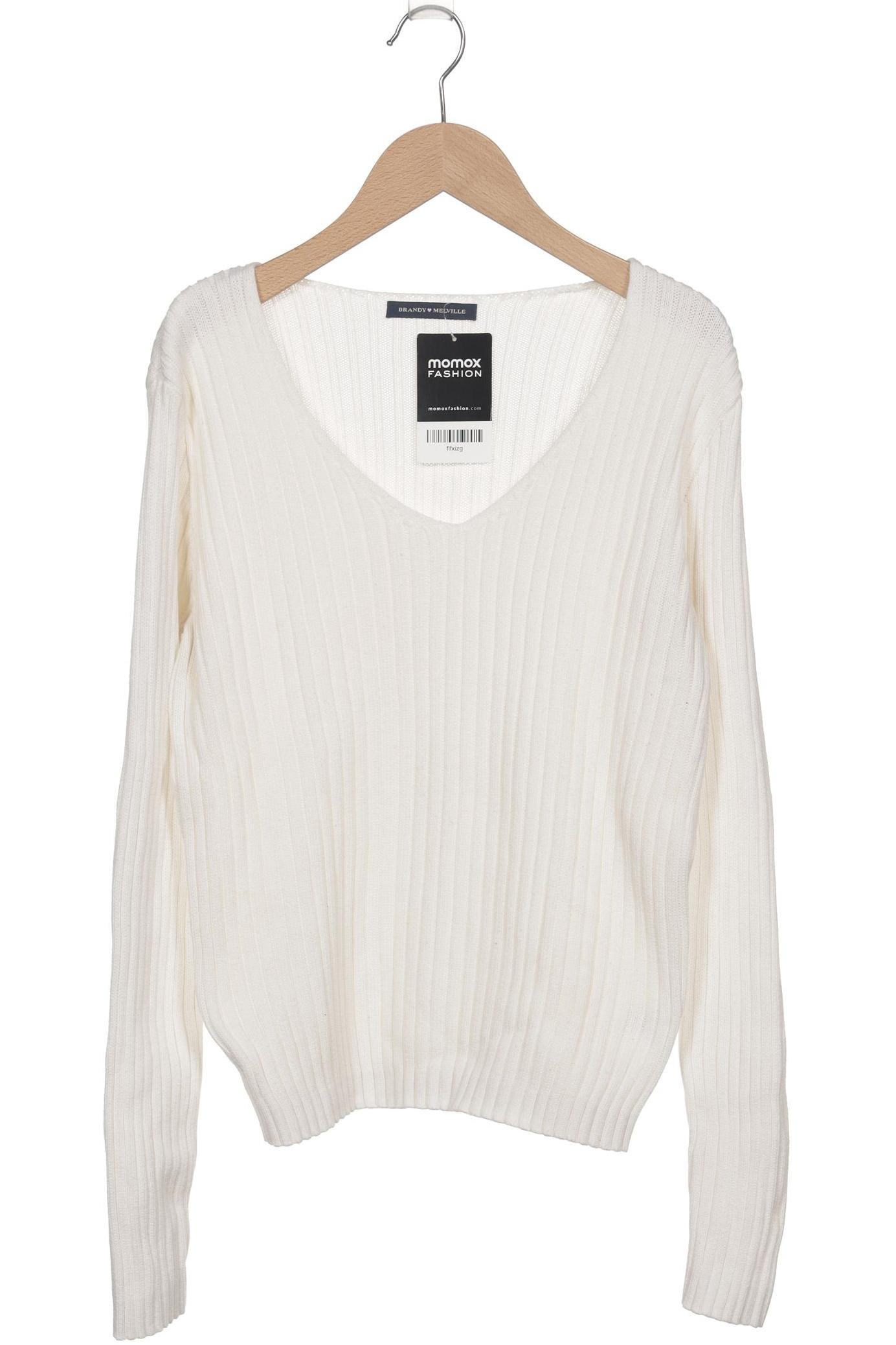

Brandy Melville Damen Pullover, cremeweiß, Gr. 38