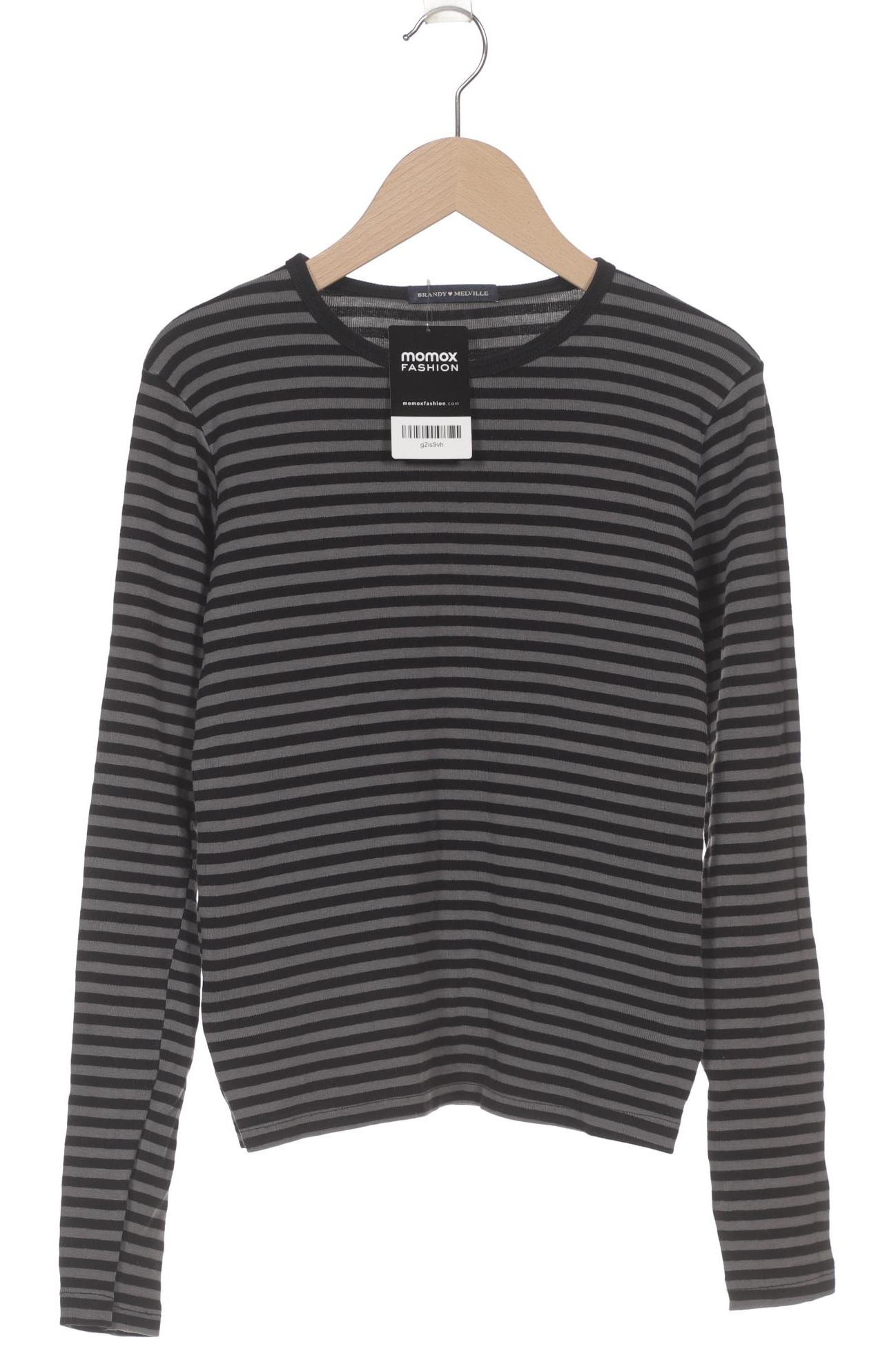 

Brandy Melville Damen Langarmshirt, grau, Gr. 34