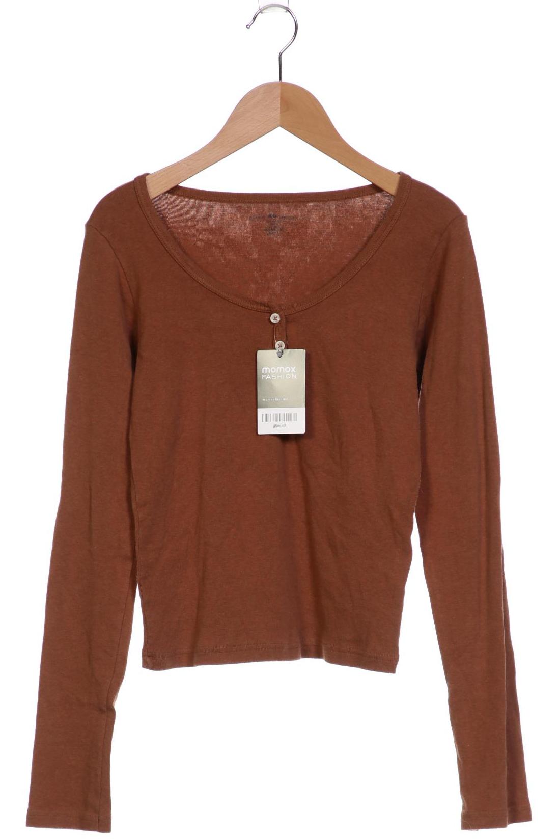 

Brandy Melville Damen Langarmshirt, braun, Gr. 10
