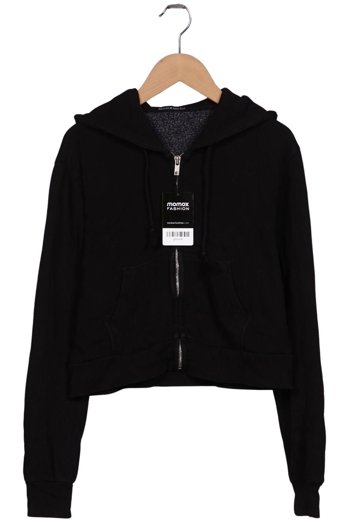 

Brandy Melville Damen Kapuzenpullover, schwarz, Gr. 36