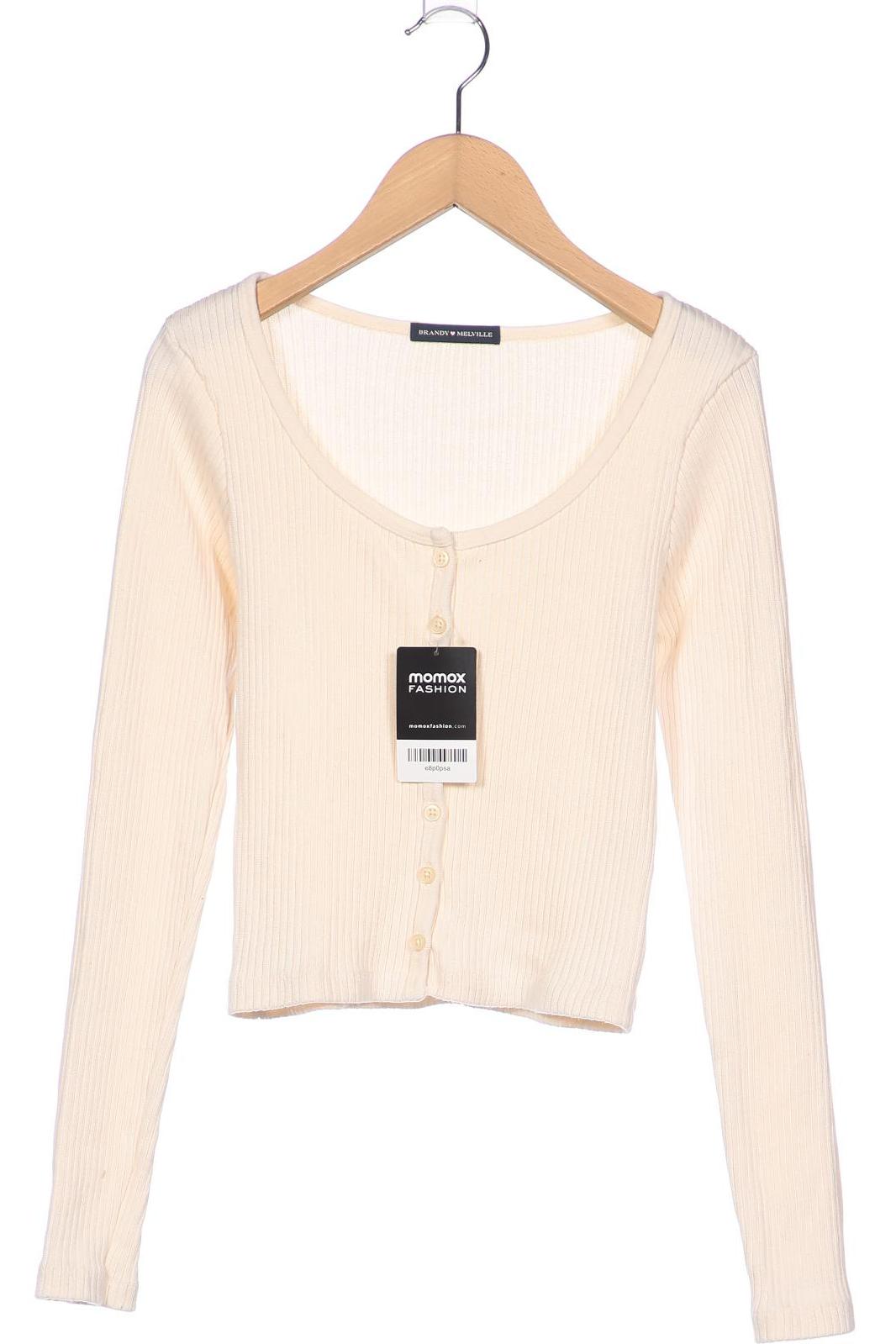 

Brandy Melville Damen Strickjacke, cremeweiß, Gr. 32