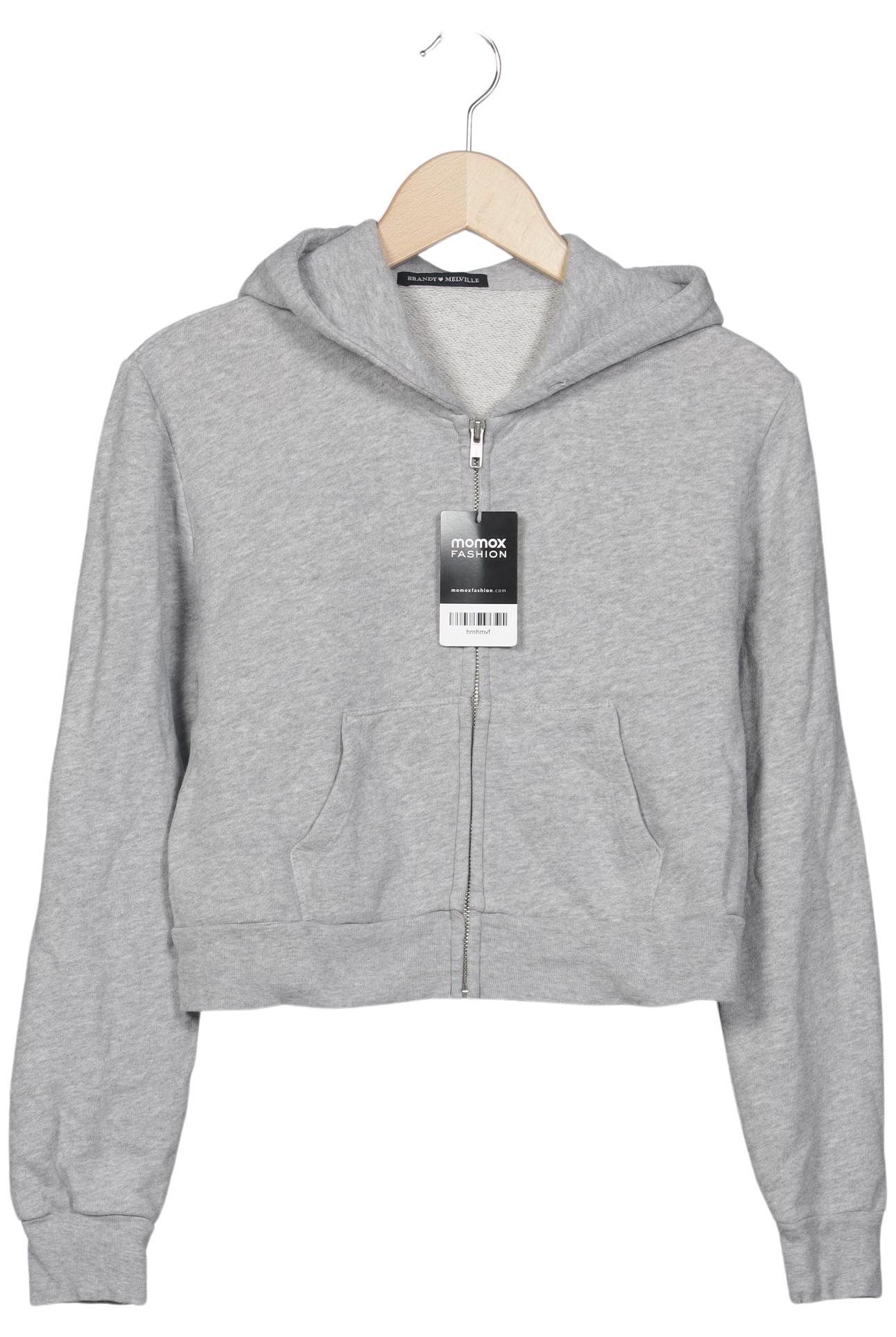

Brandy Melville Damen Kapuzenpullover, grau, Gr. 38