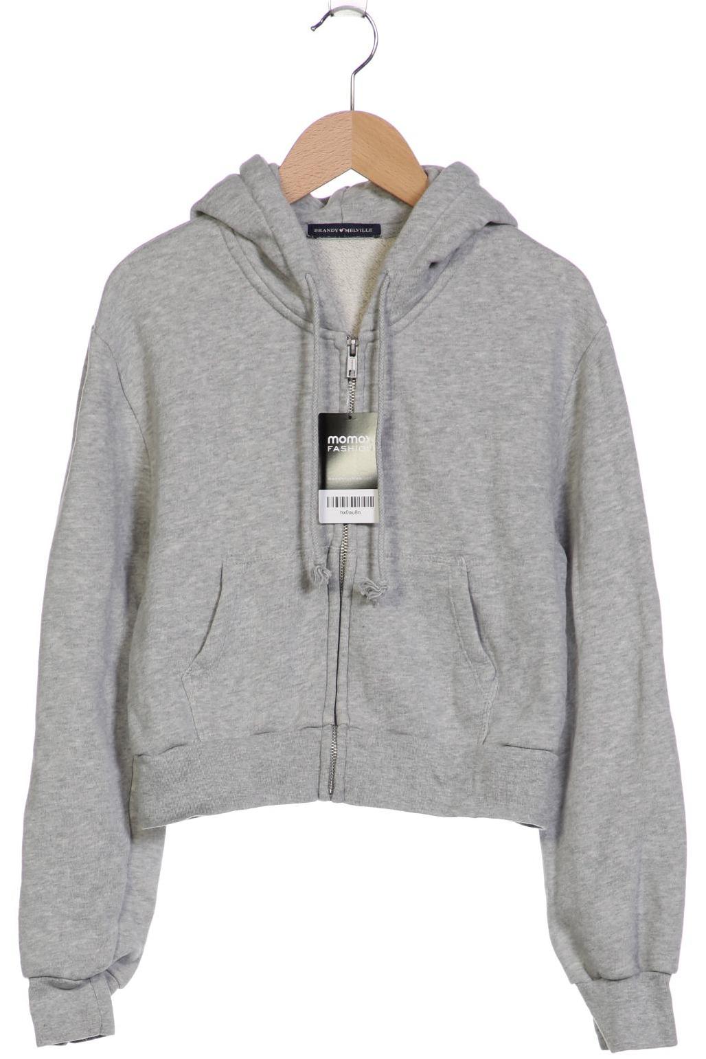 

Brandy Melville Damen Kapuzenpullover, grau, Gr. 36
