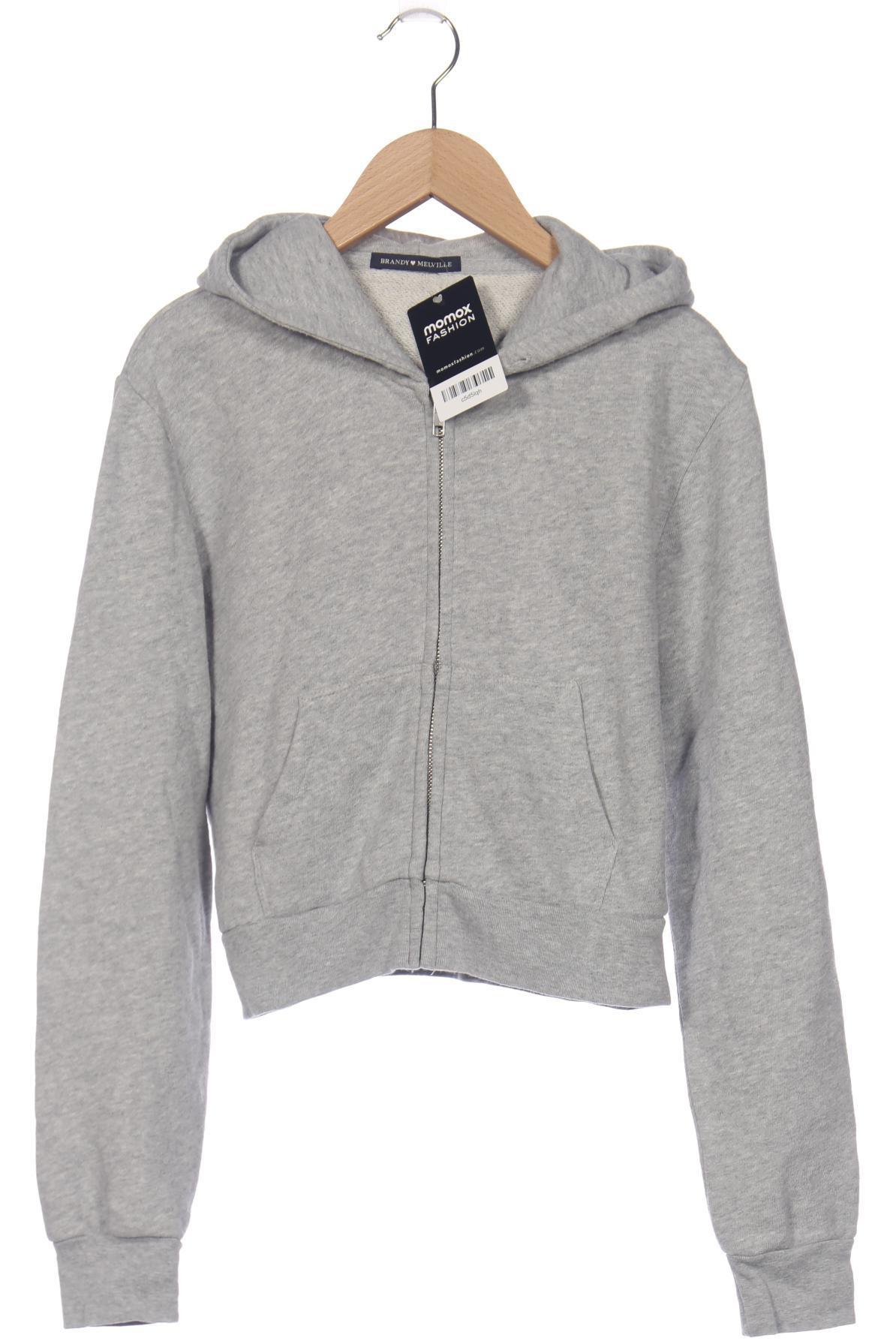 

Brandy Melville Damen Kapuzenpullover, grau, Gr. 36