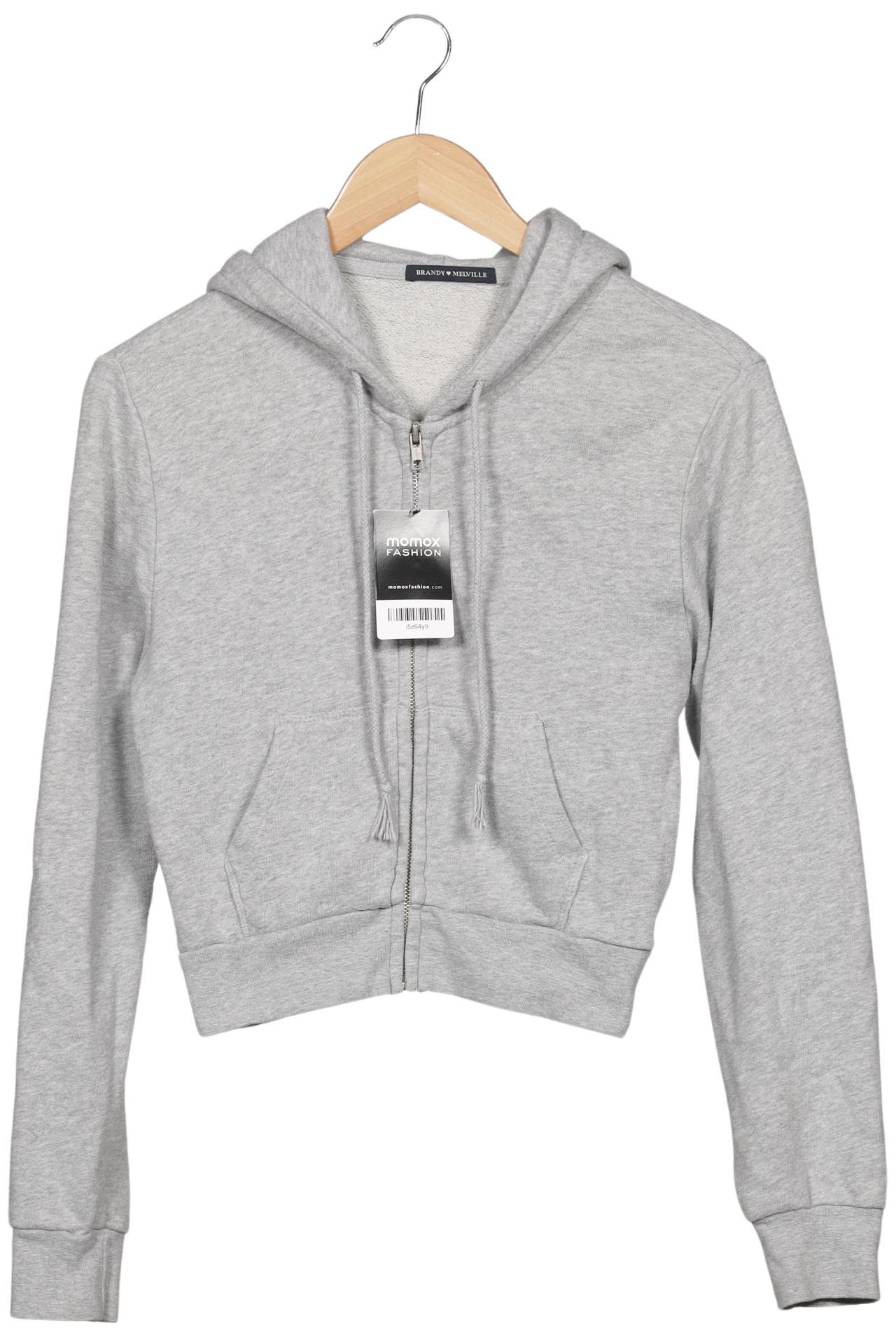 

Brandy Melville Damen Kapuzenpullover, grau, Gr. 36