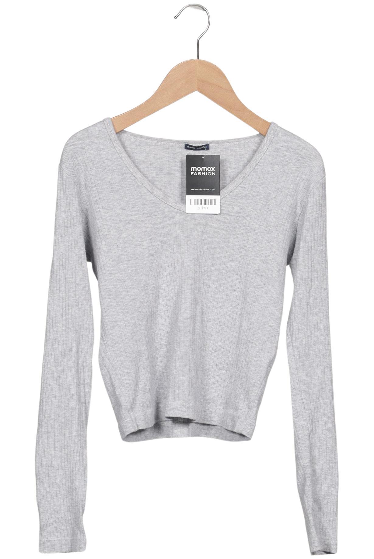 

Brandy Melville Damen Langarmshirt, grau, Gr. 36