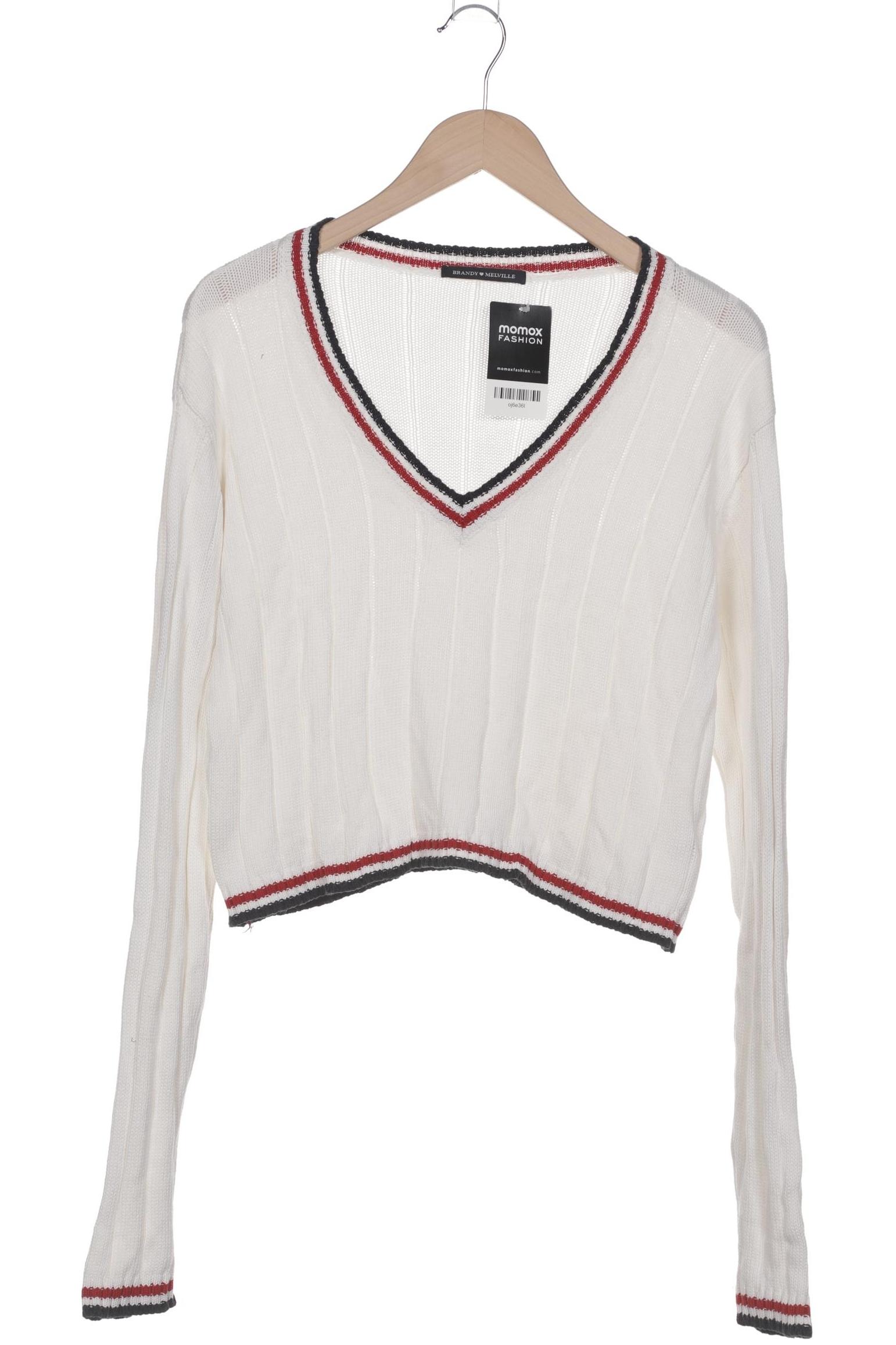 

Brandy Melville Damen Pullover, weiß, Gr. 36