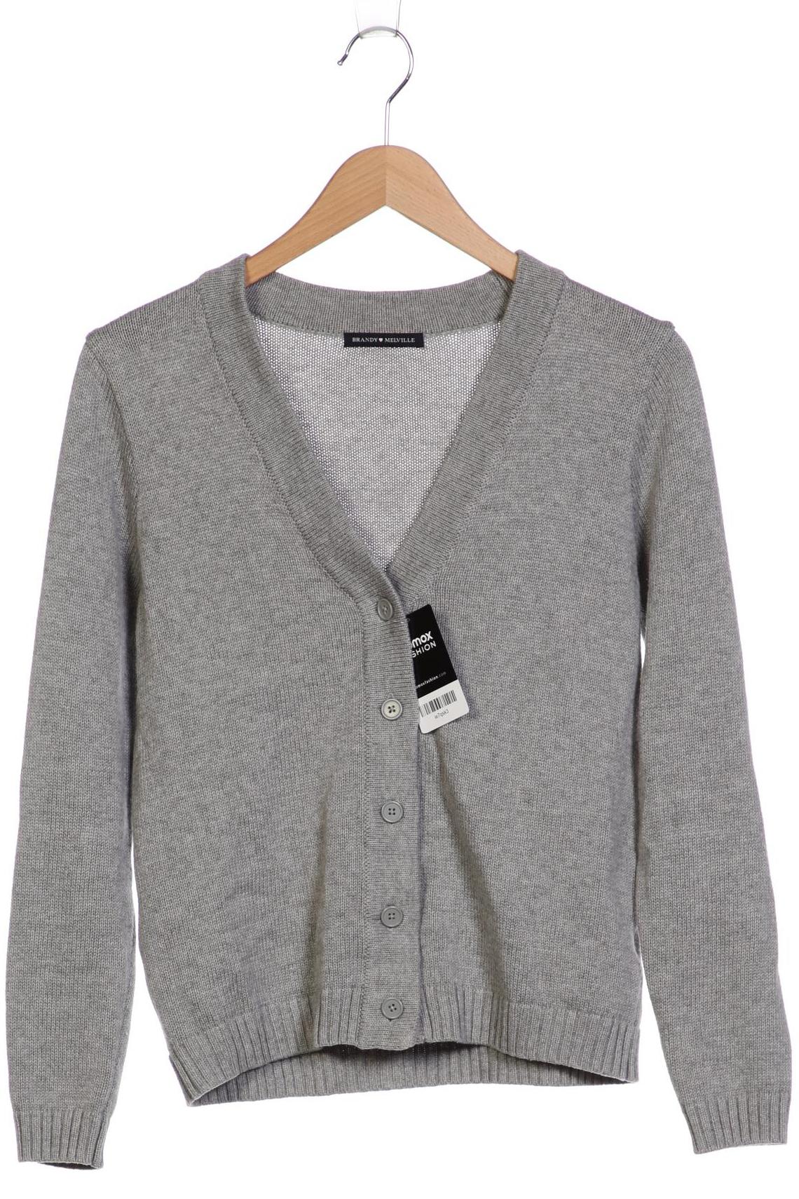 

Brandy Melville Damen Strickjacke, grau, Gr. 42