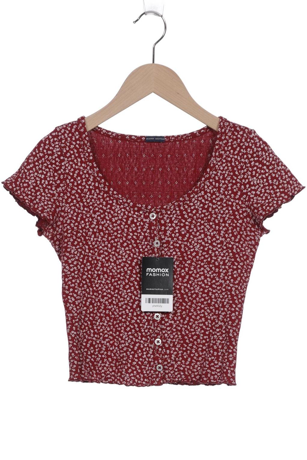 

Brandy Melville Damen T-Shirt, bordeaux, Gr. 32
