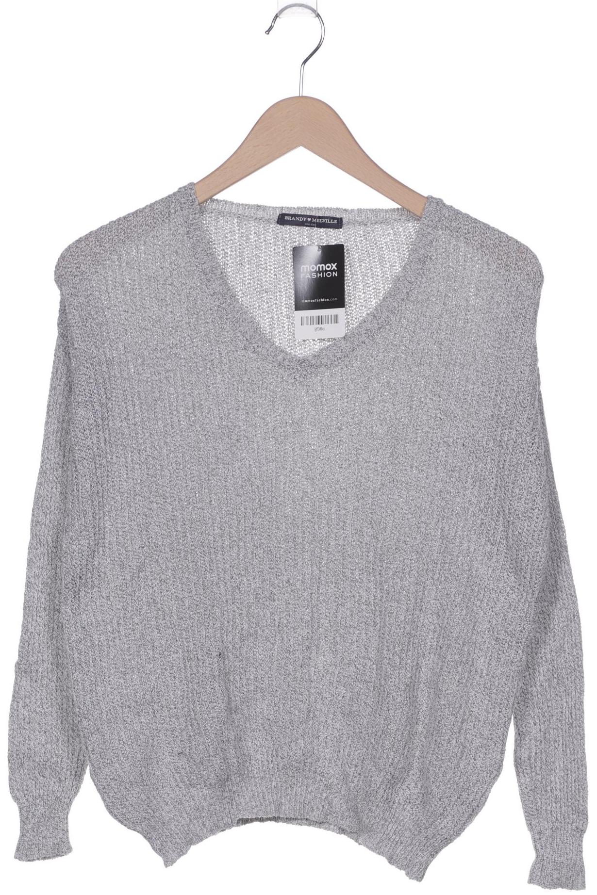 

Brandy Melville Damen Pullover, grau, Gr. uni