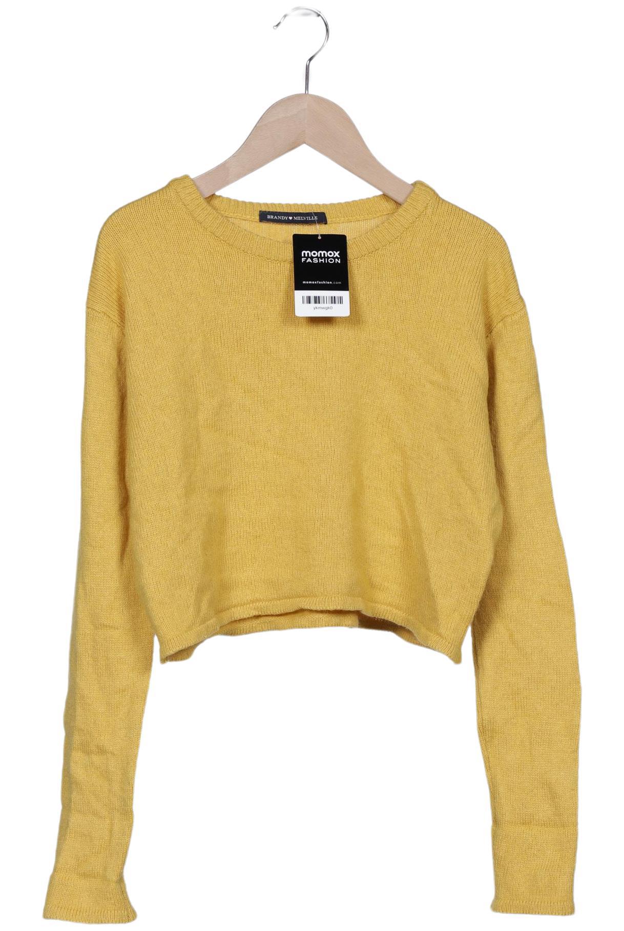 

Brandy Melville Damen Pullover, gelb, Gr. 38