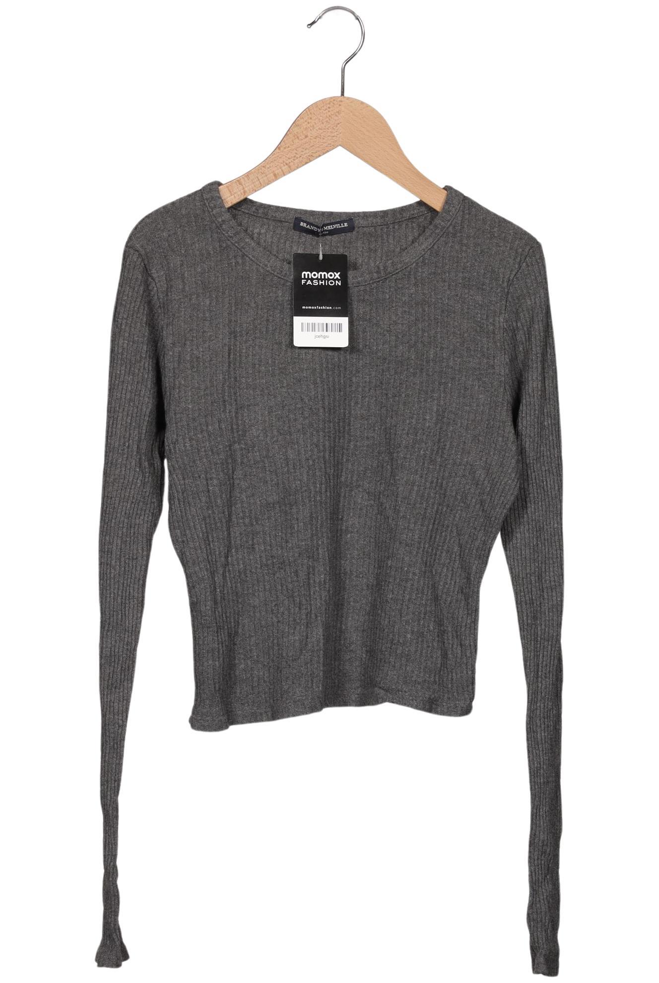 

Brandy Melville Damen Langarmshirt, grau, Gr. uni