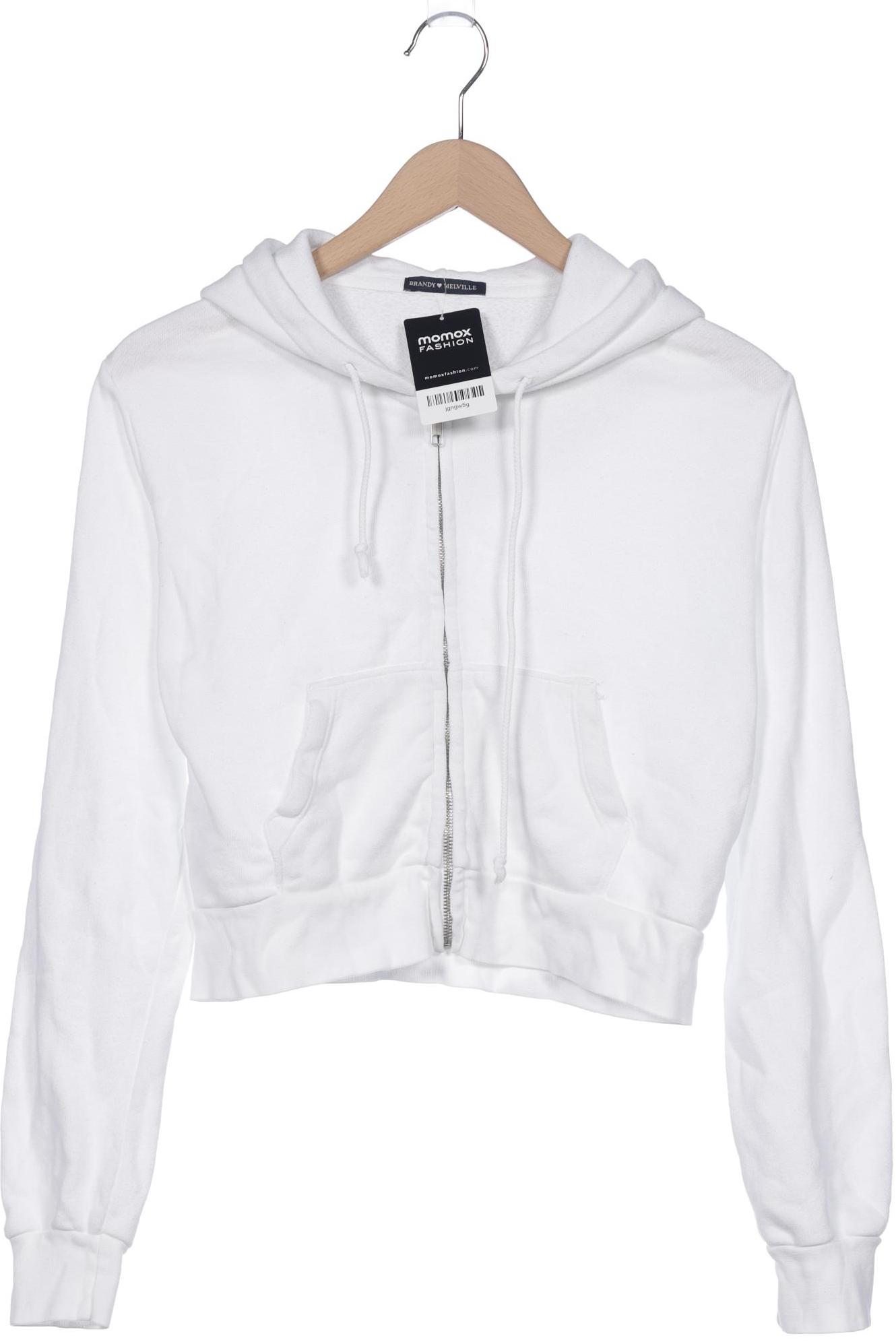 

Brandy Melville Damen Kapuzenpullover, weiß, Gr. 36