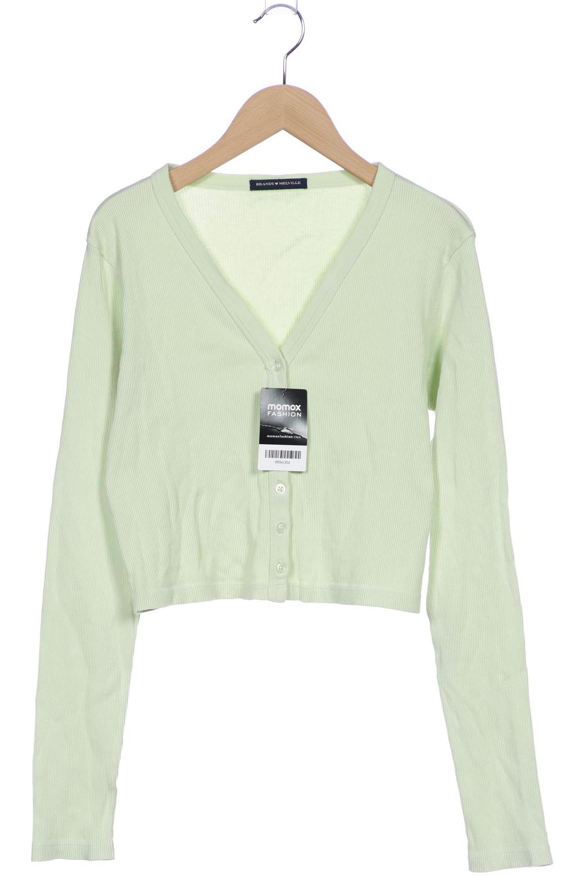 

Brandy Melville Damen Strickjacke, hellgrün, Gr. 38
