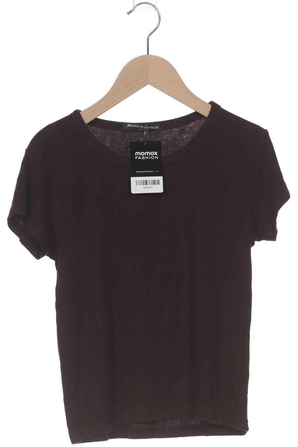 

Brandy Melville Damen T-Shirt, bordeaux, Gr. 36