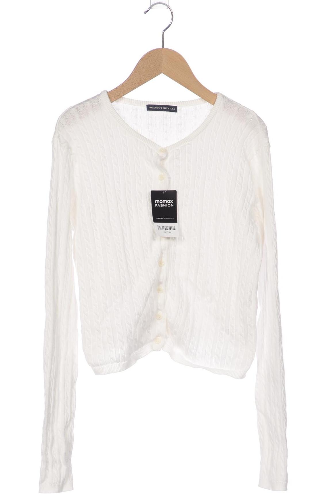 

Brandy Melville Damen Strickjacke, weiß, Gr. 38