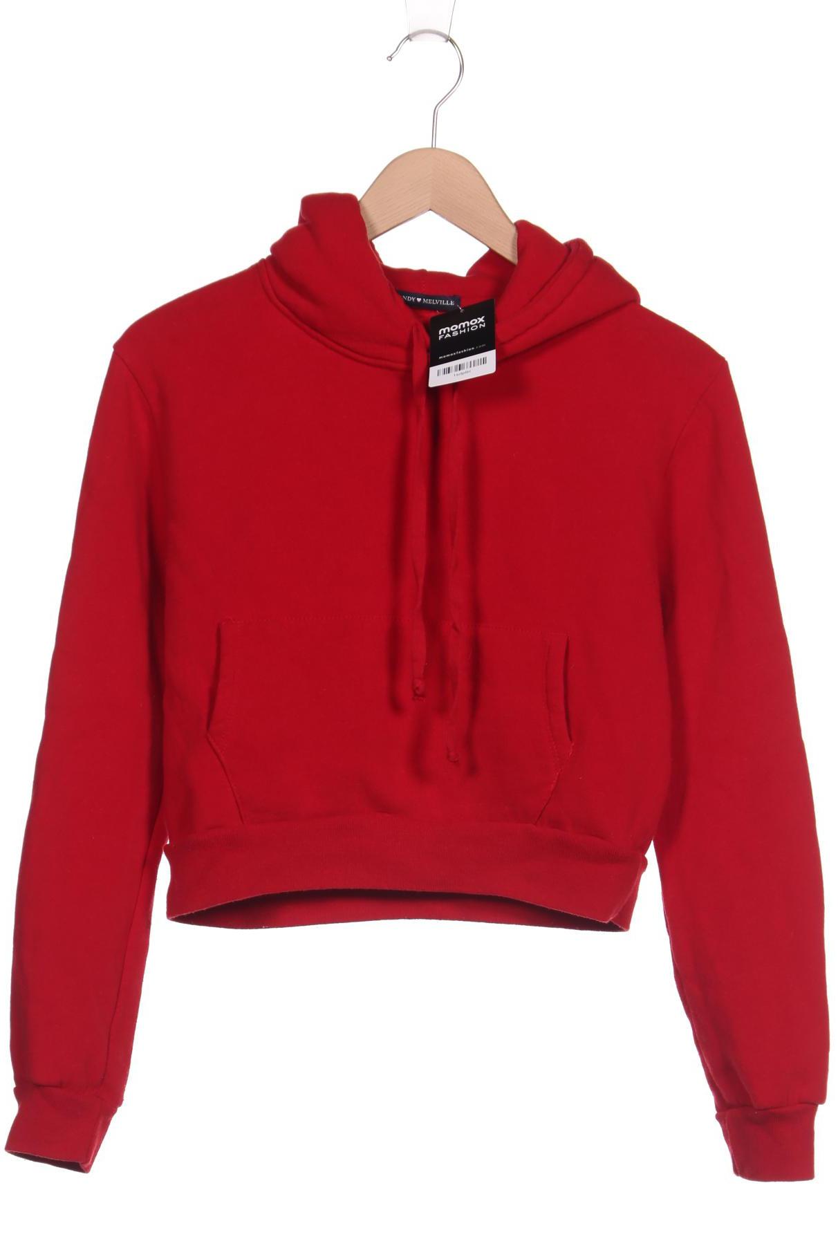 

Brandy Melville Damen Kapuzenpullover, rot, Gr. 38