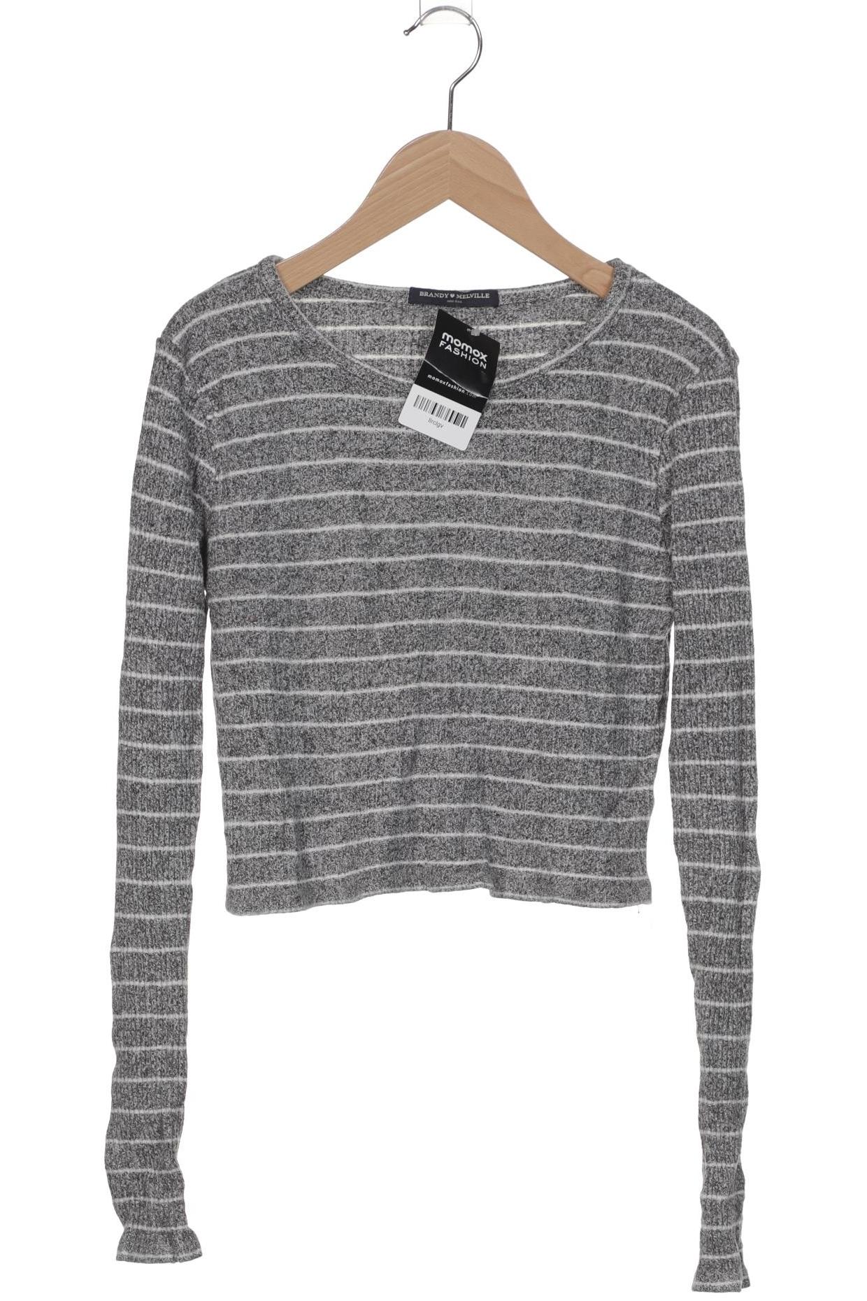 

Brandy Melville Damen Langarmshirt, grau, Gr. uni