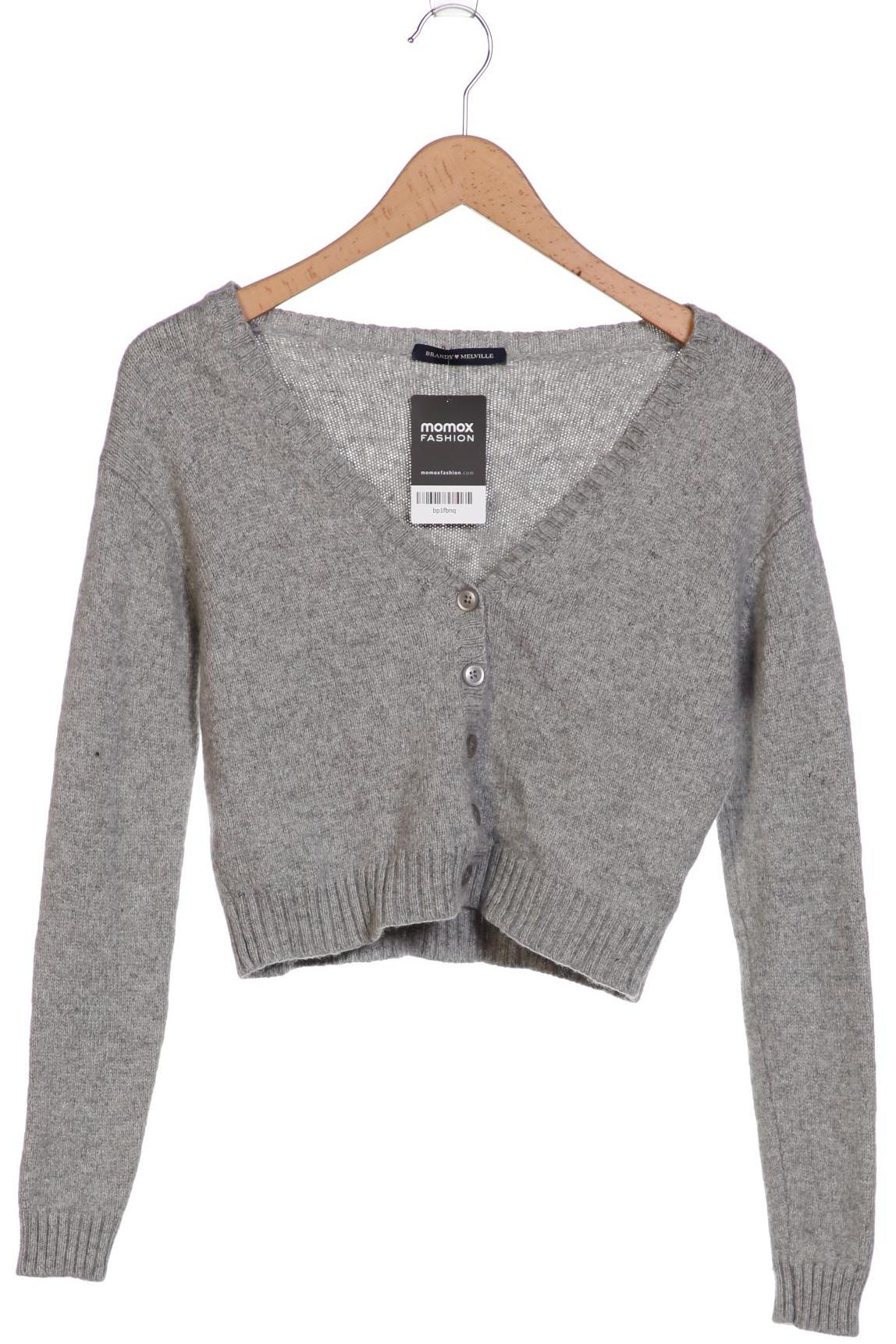 

Brandy Melville Damen Strickjacke, grau, Gr. 38
