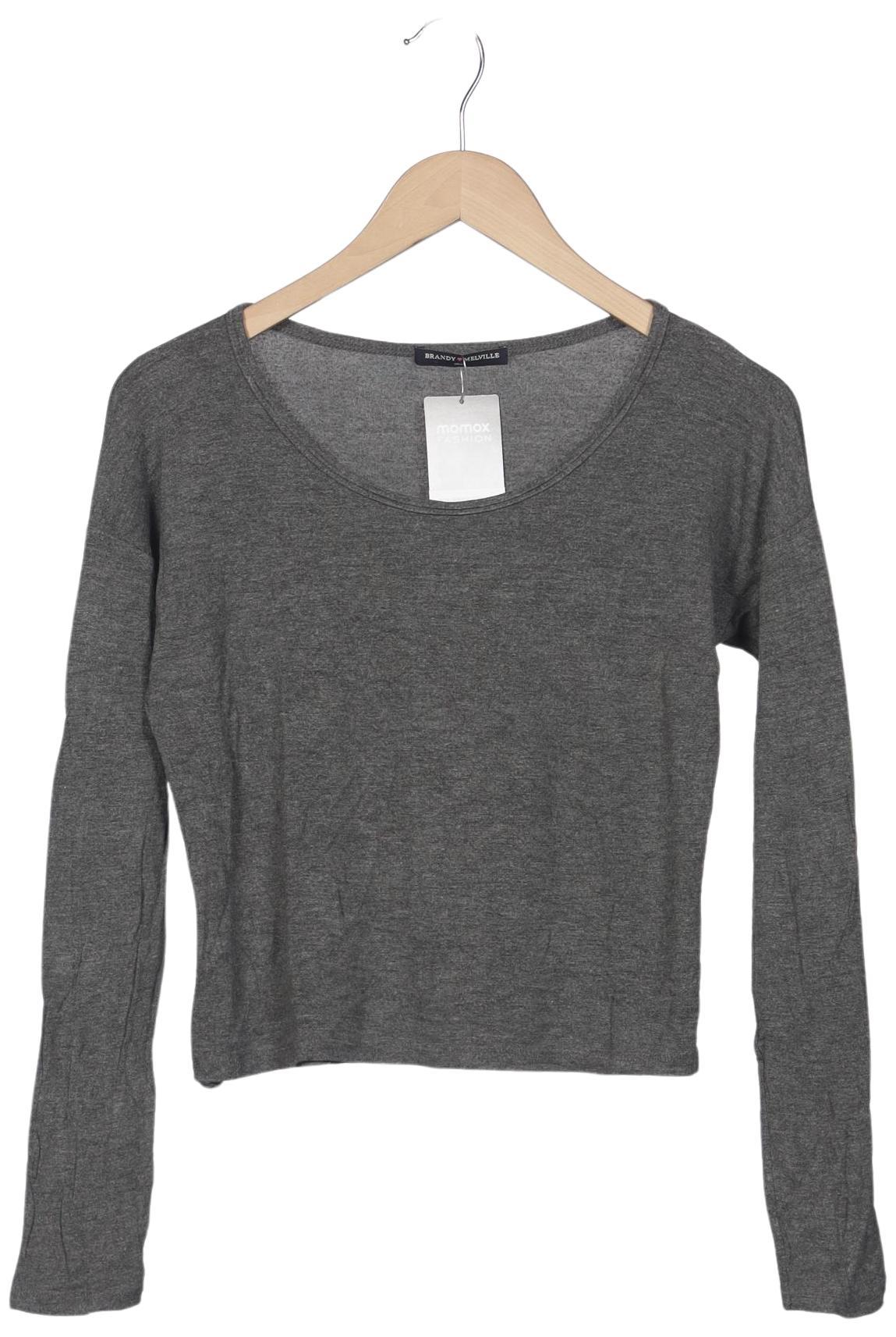 

Brandy Melville Damen Langarmshirt, grau, Gr. 36