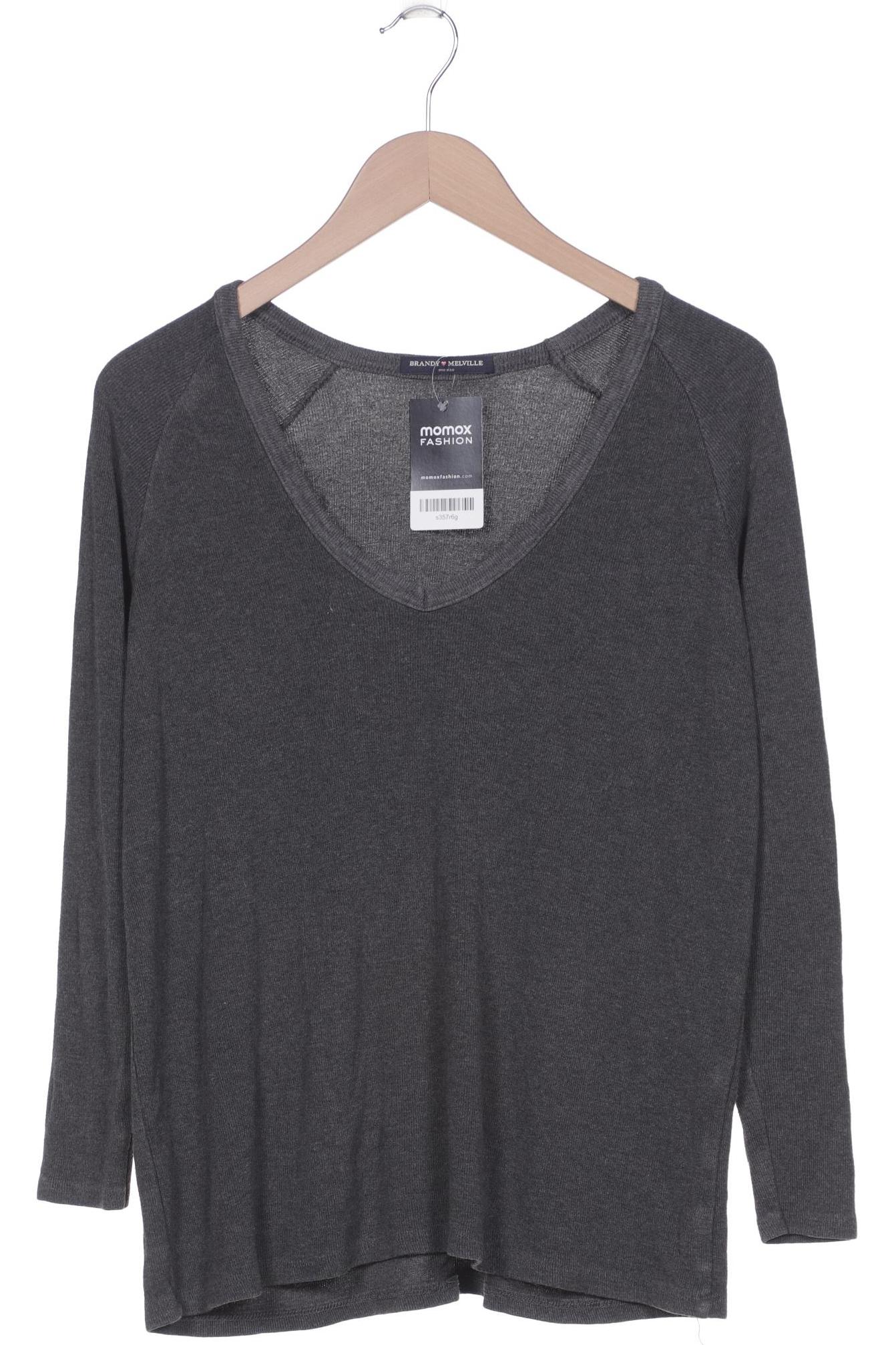 

Brandy Melville Damen Langarmshirt, grau