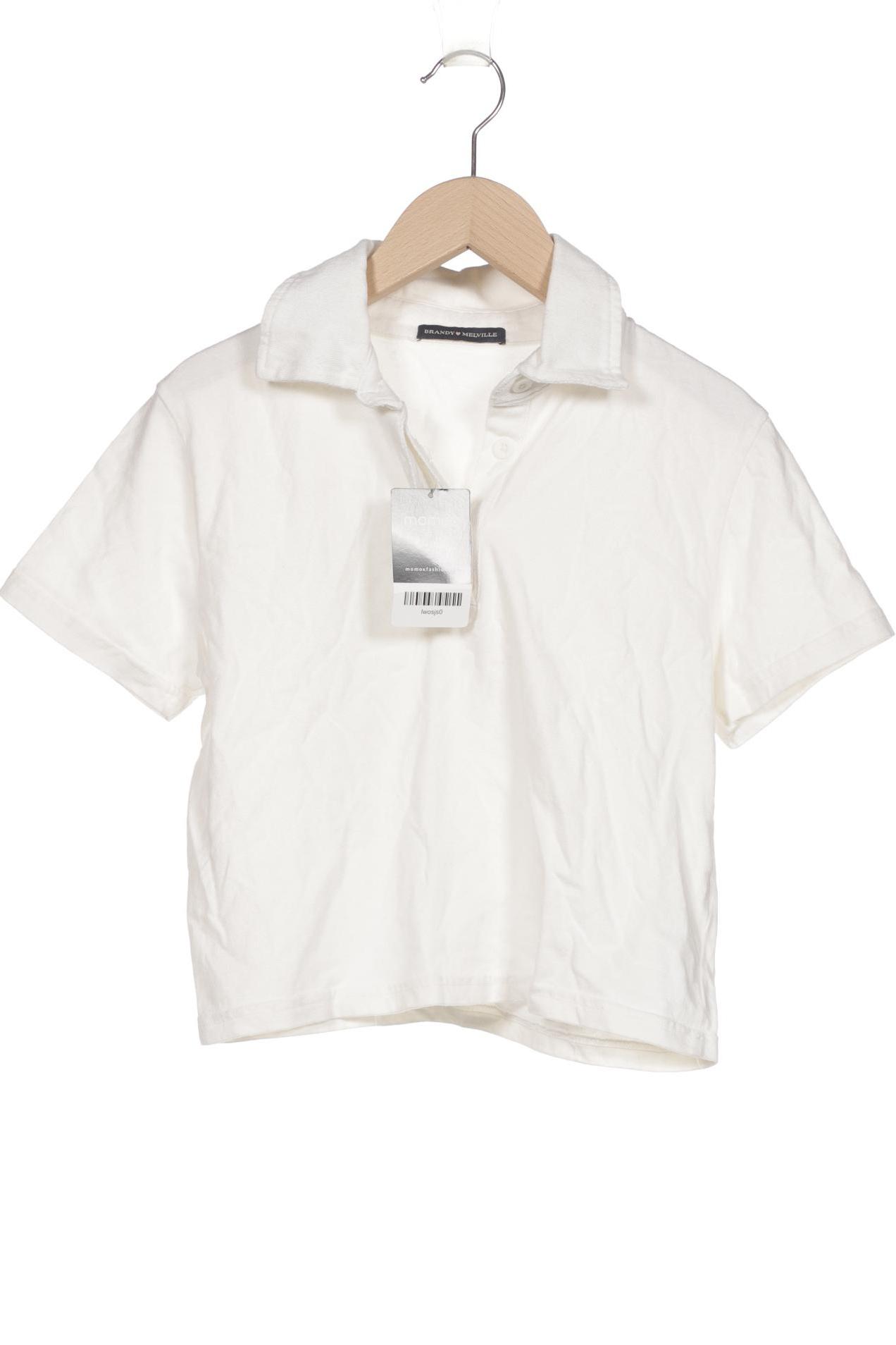 

Brandy Melville Damen Poloshirt, weiß, Gr. 36