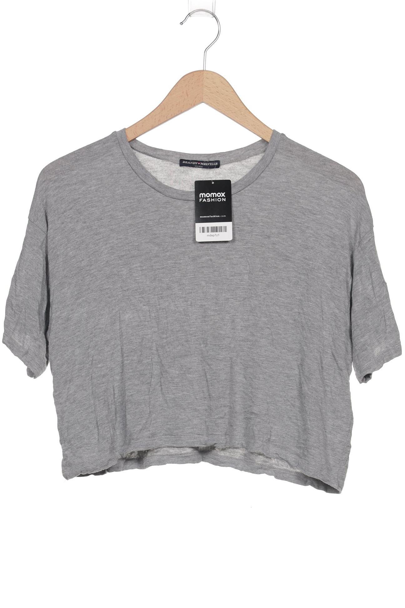 

Brandy Melville Damen T-Shirt, grau, Gr. uni