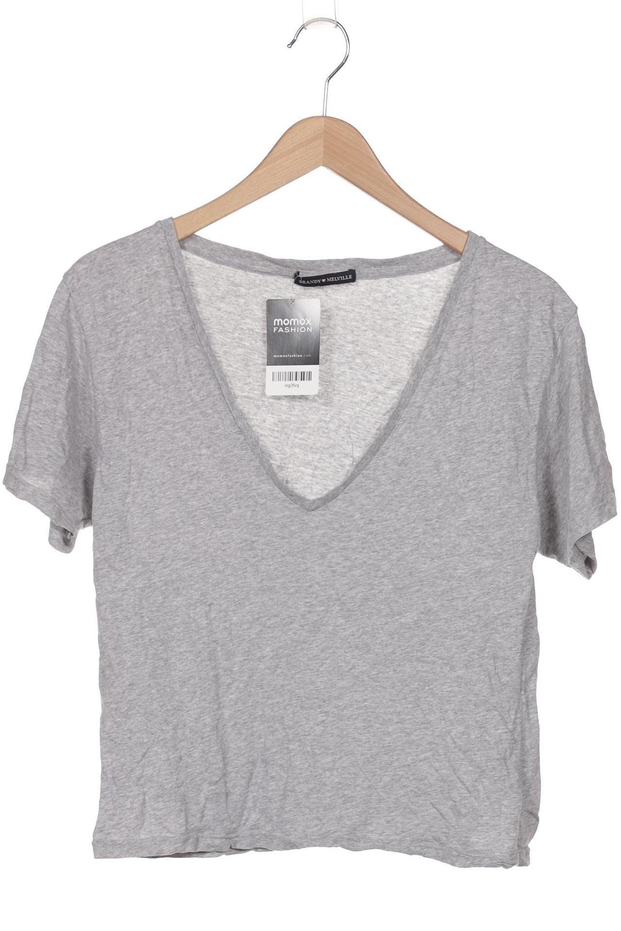 

Brandy Melville Damen T-Shirt, grau, Gr. 36
