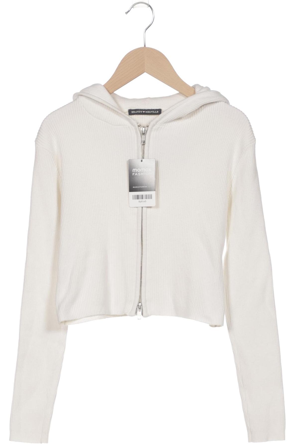 

Brandy Melville Damen Kapuzenpullover, weiß, Gr. 36