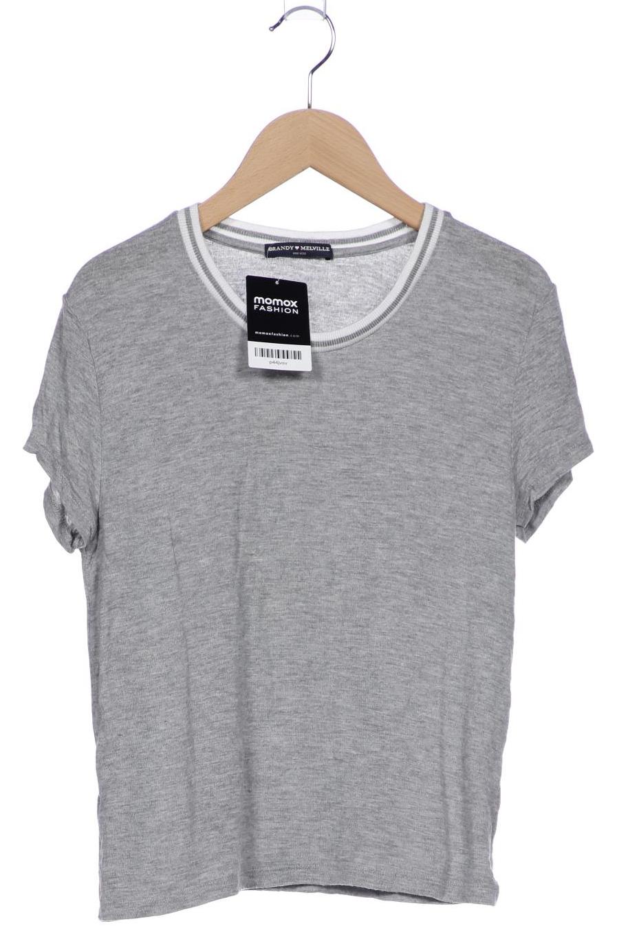 

Brandy Melville Damen T-Shirt, grau, Gr. uni