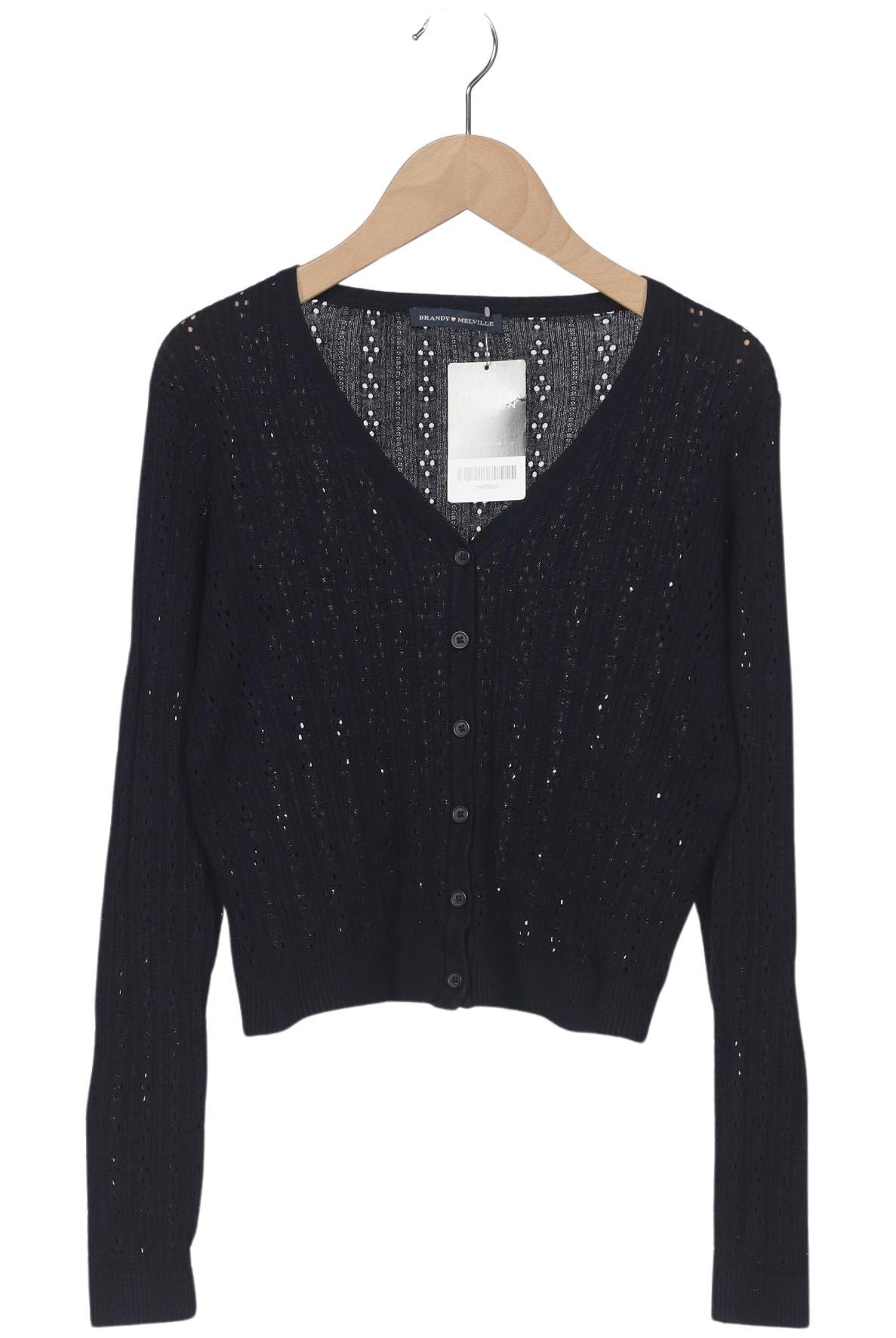 

Brandy Melville Damen Strickjacke, marineblau, Gr. 36