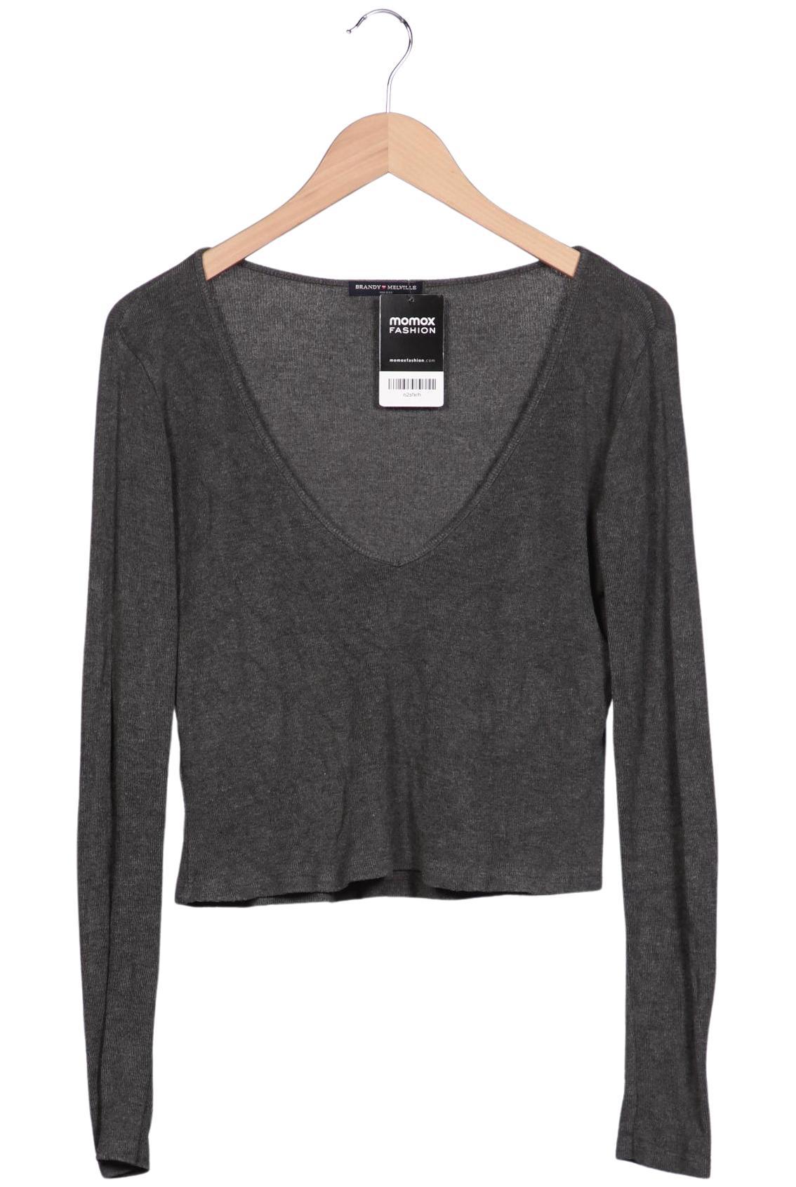 

Brandy Melville Damen Langarmshirt, grau, Gr. uni