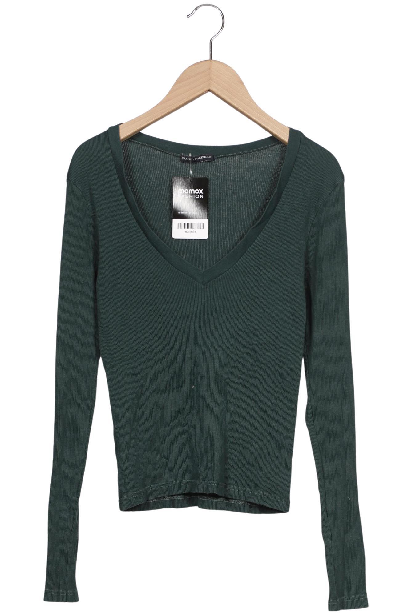 

Brandy Melville Damen Langarmshirt, grün, Gr. 34