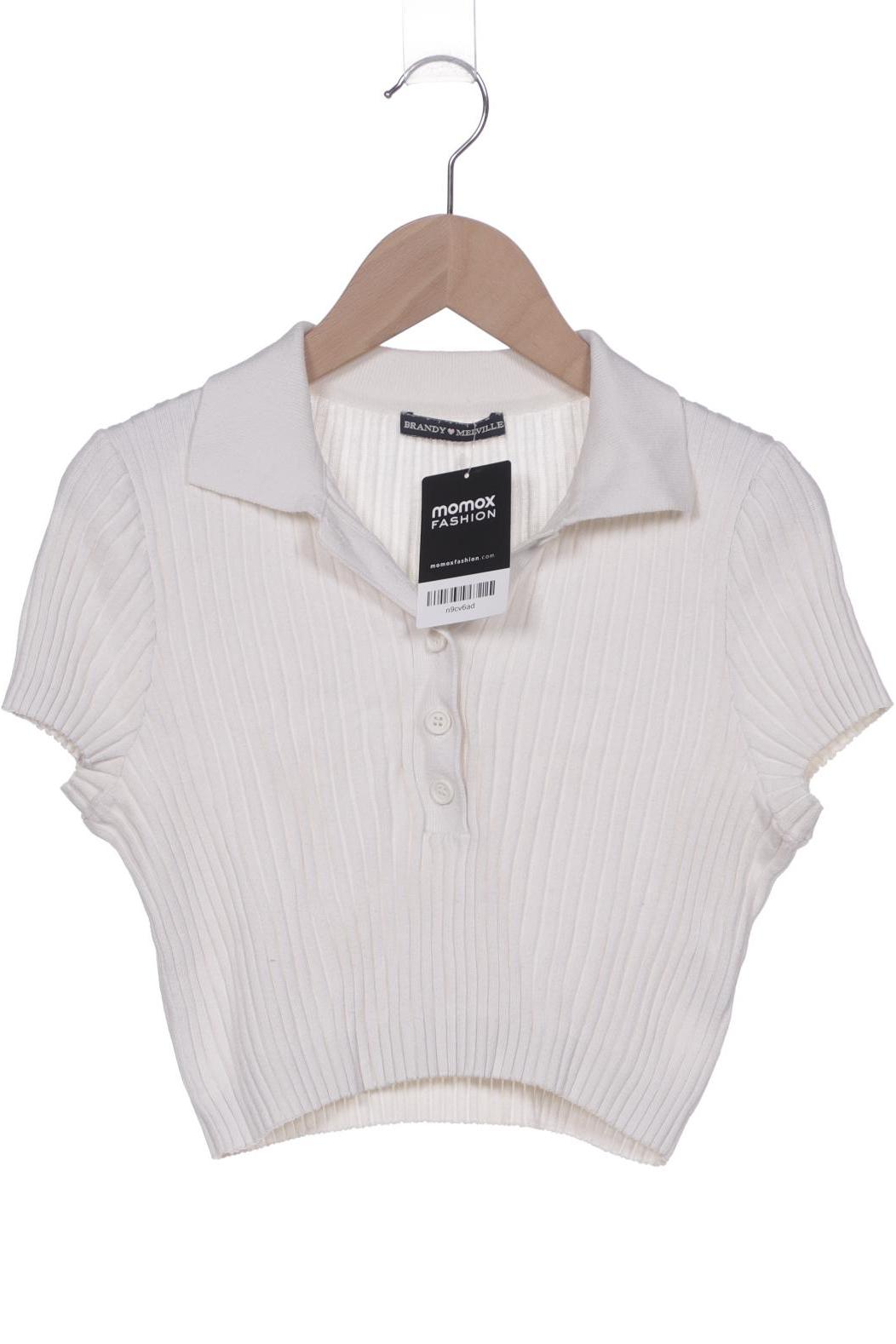 

Brandy Melville Damen Poloshirt, weiß, Gr. 36