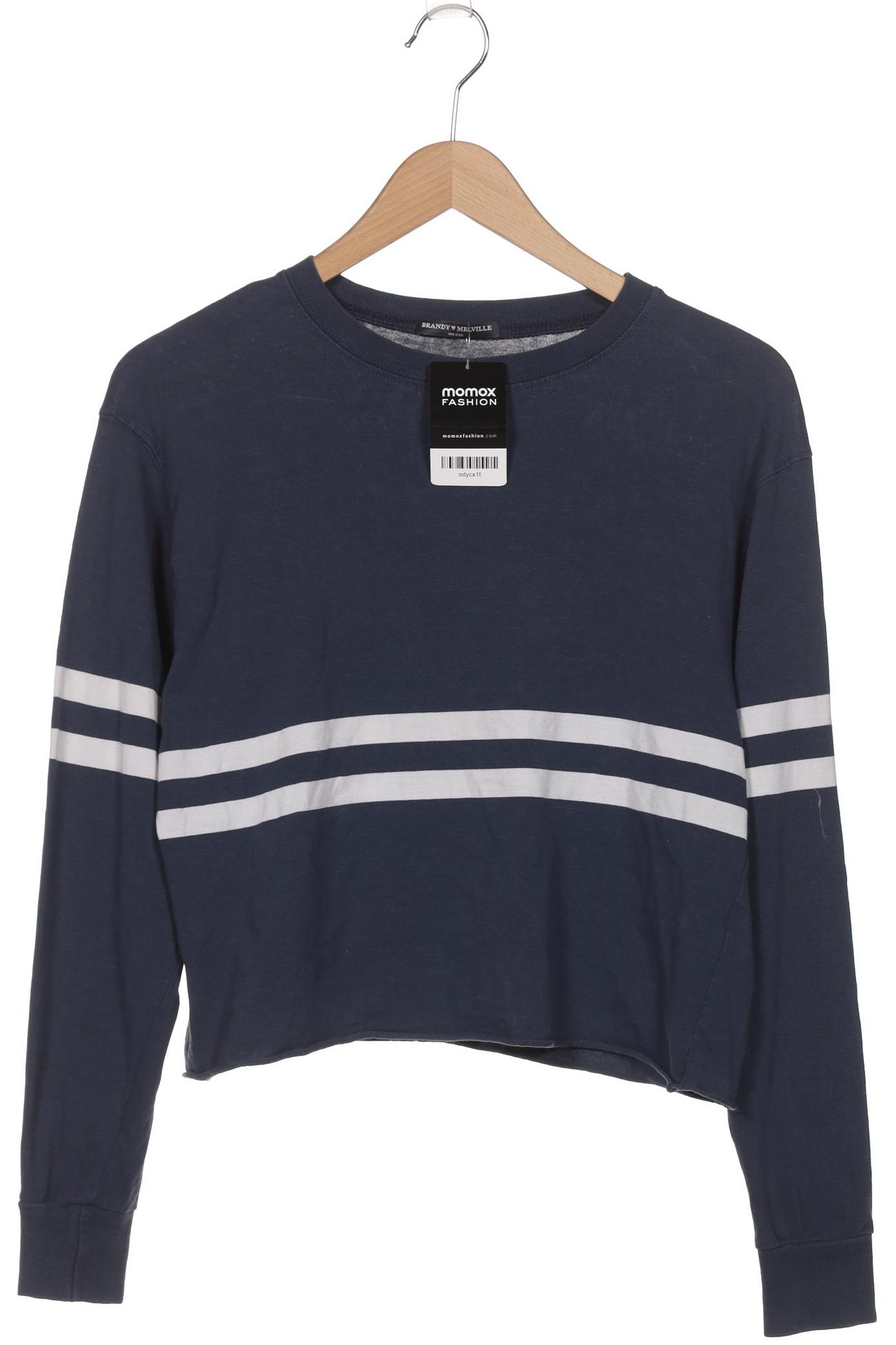 

Brandy Melville Damen Langarmshirt, marineblau, Gr. uni