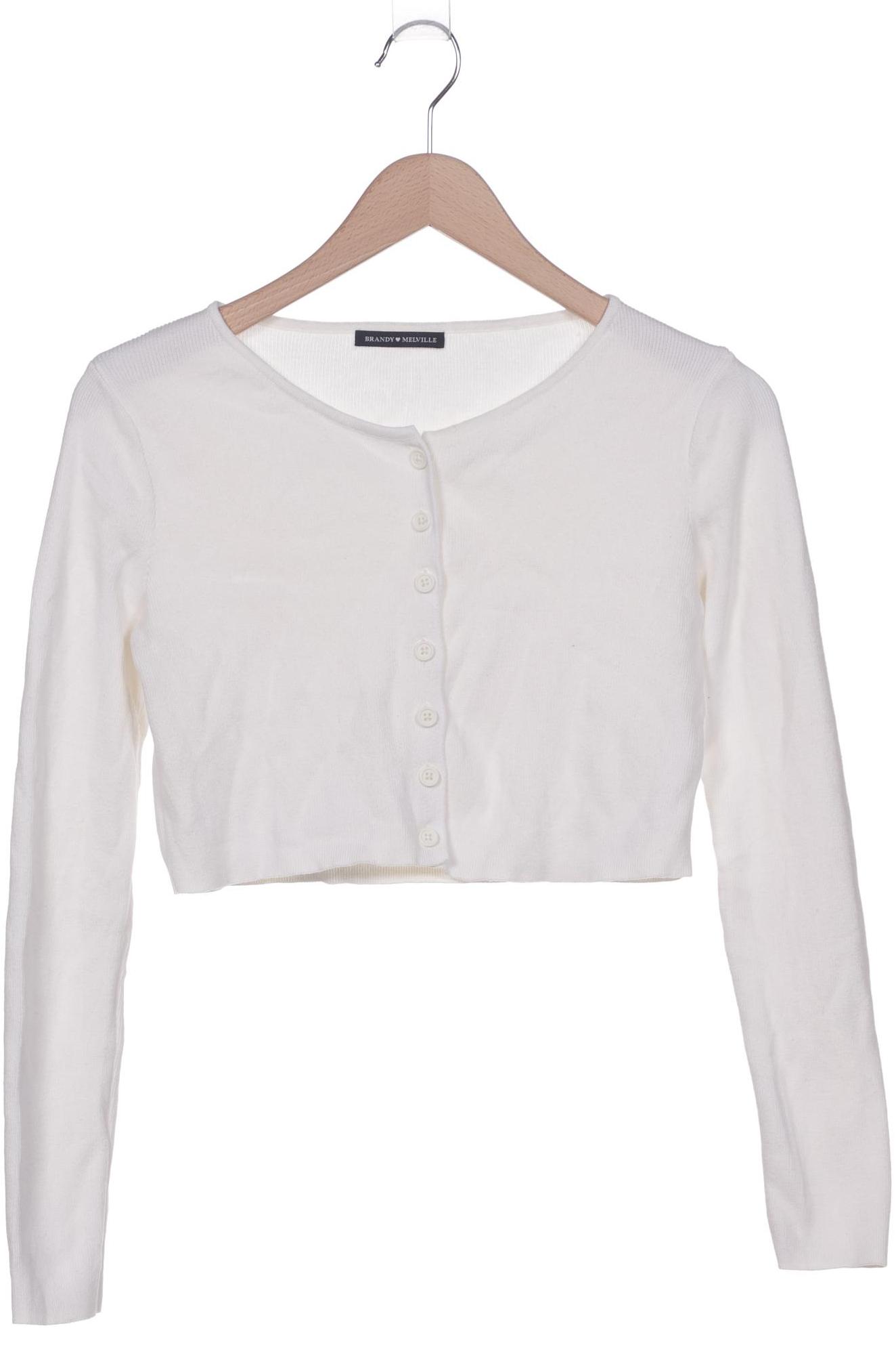 

Brandy Melville Damen Strickjacke, weiß, Gr. 36