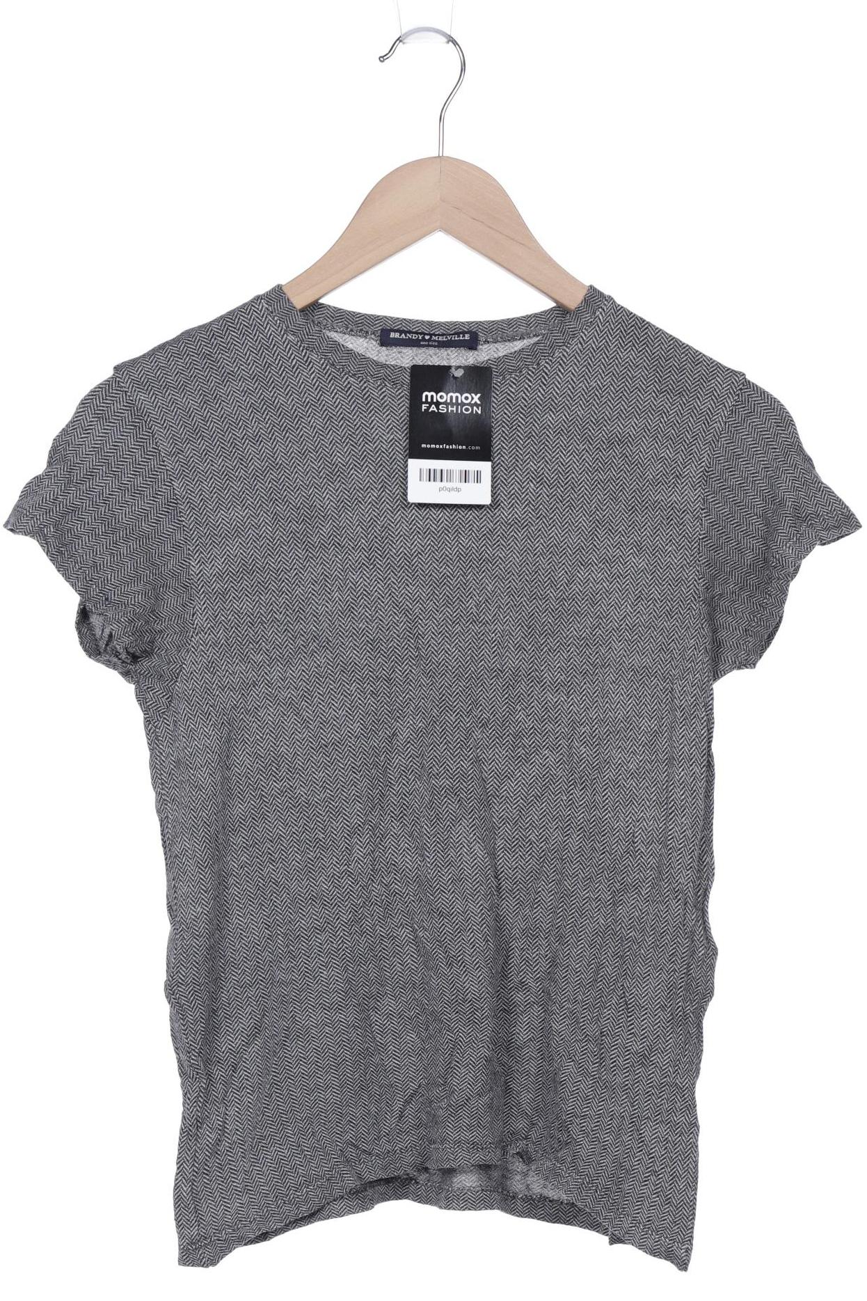 

Brandy Melville Damen T-Shirt, grau, Gr. uni