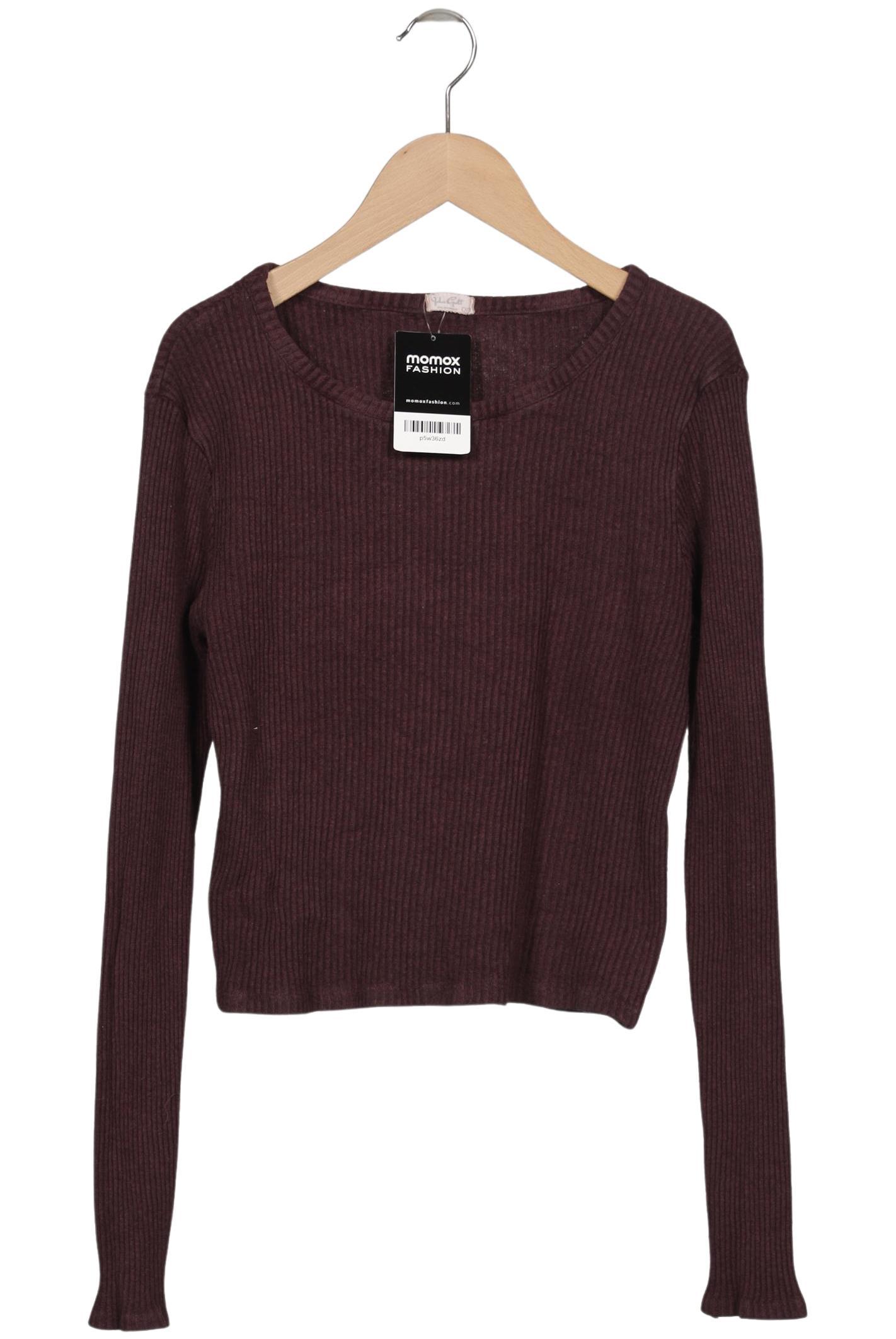 

Brandy Melville Damen Langarmshirt, bordeaux, Gr. 32