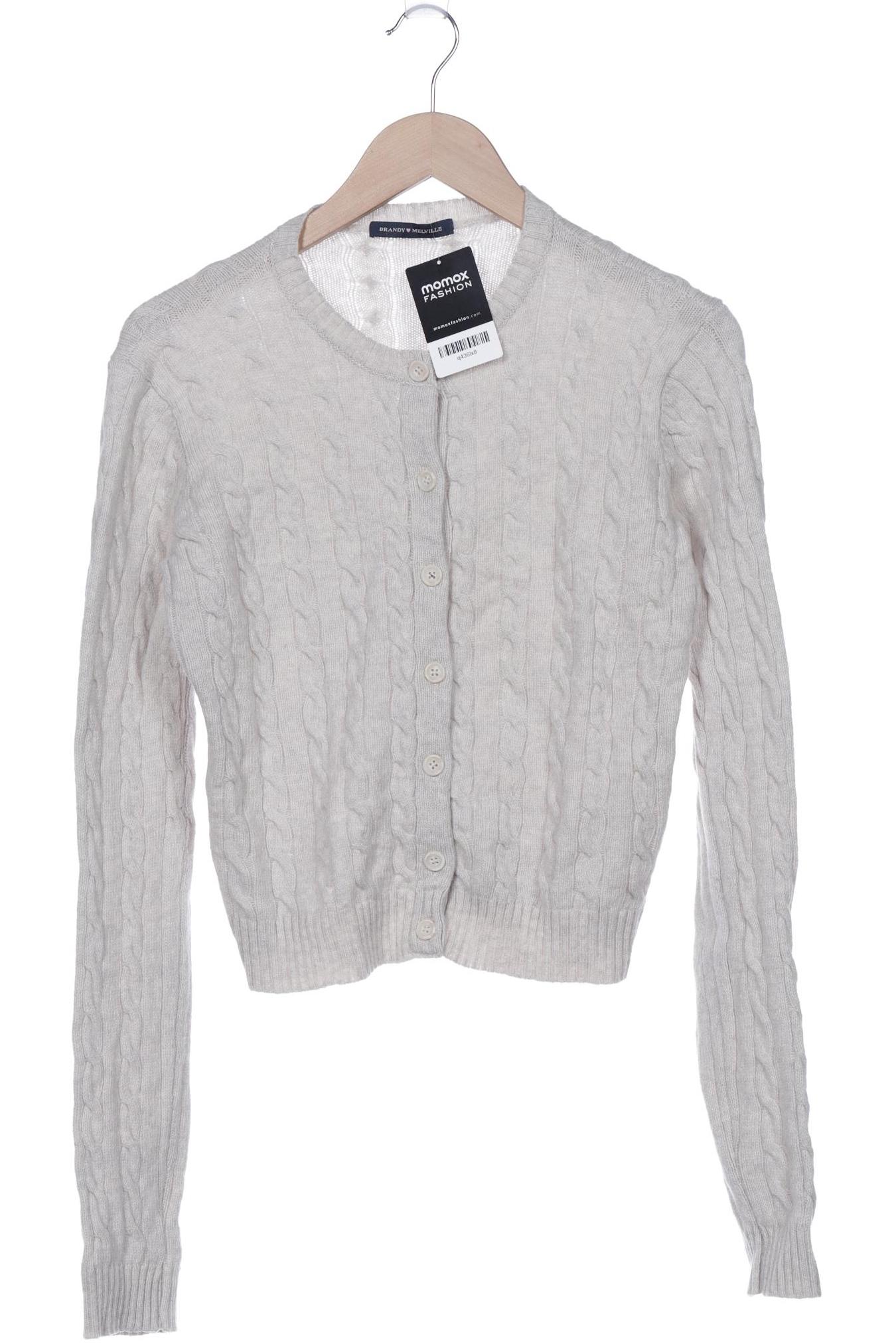 

Brandy Melville Damen Strickjacke, grau, Gr. 38