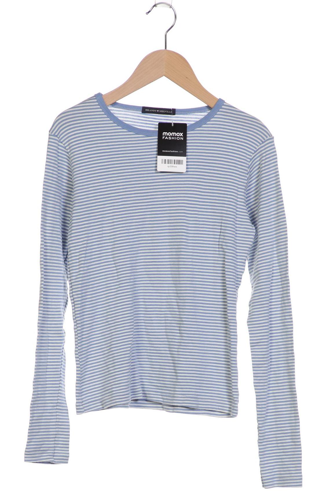 

Brandy Melville Damen Langarmshirt, blau, Gr. 38