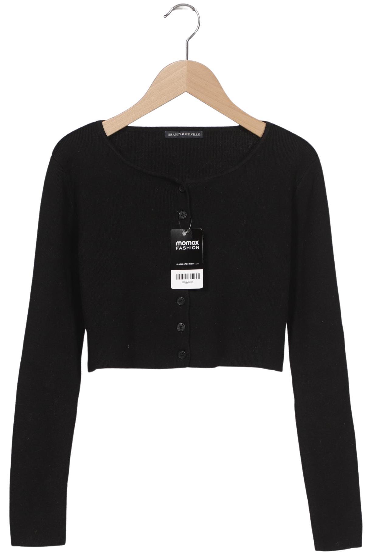 

Brandy Melville Damen Strickjacke, schwarz, Gr. 38