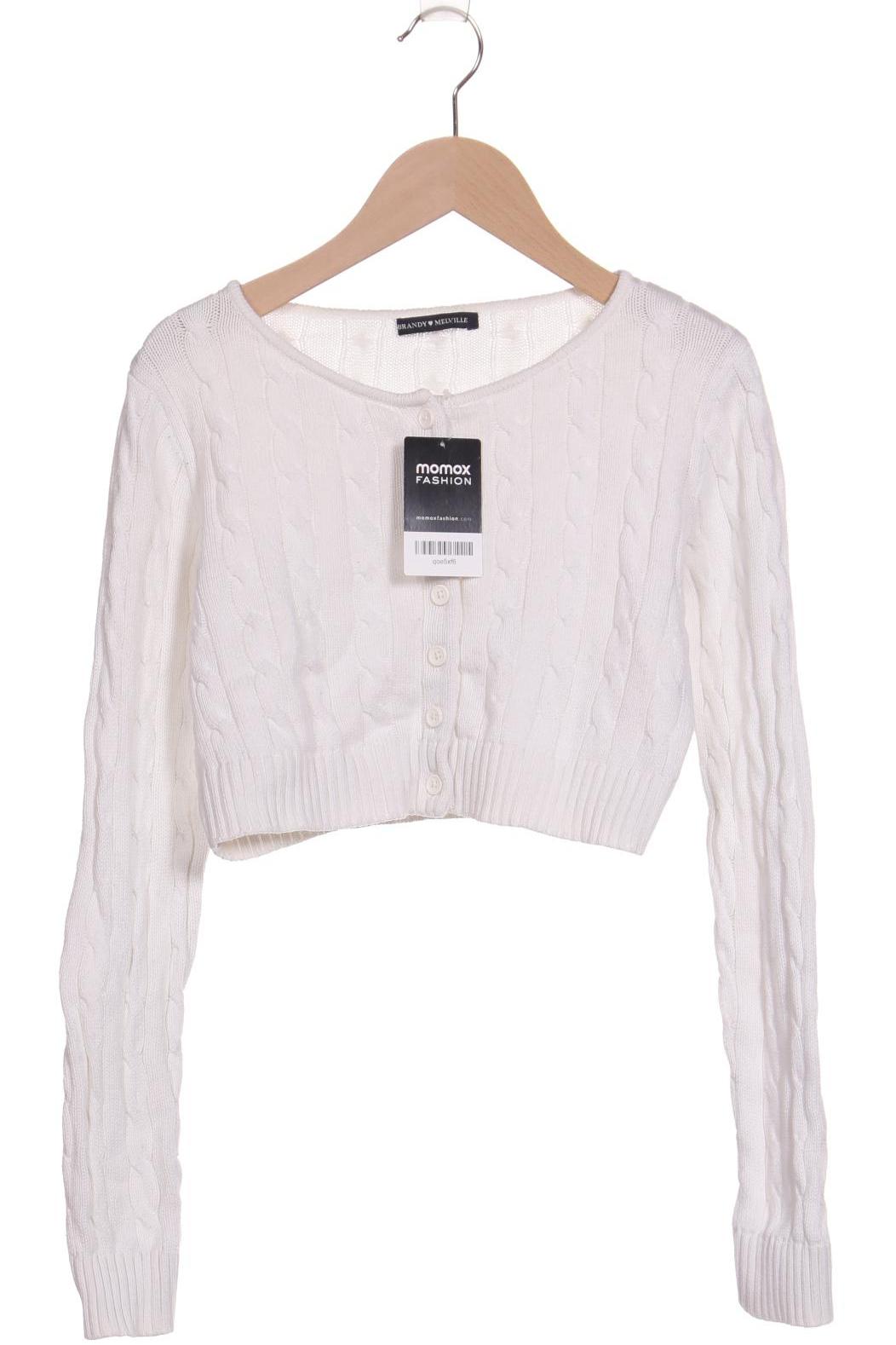 

Brandy Melville Damen Strickjacke, weiß, Gr. 36