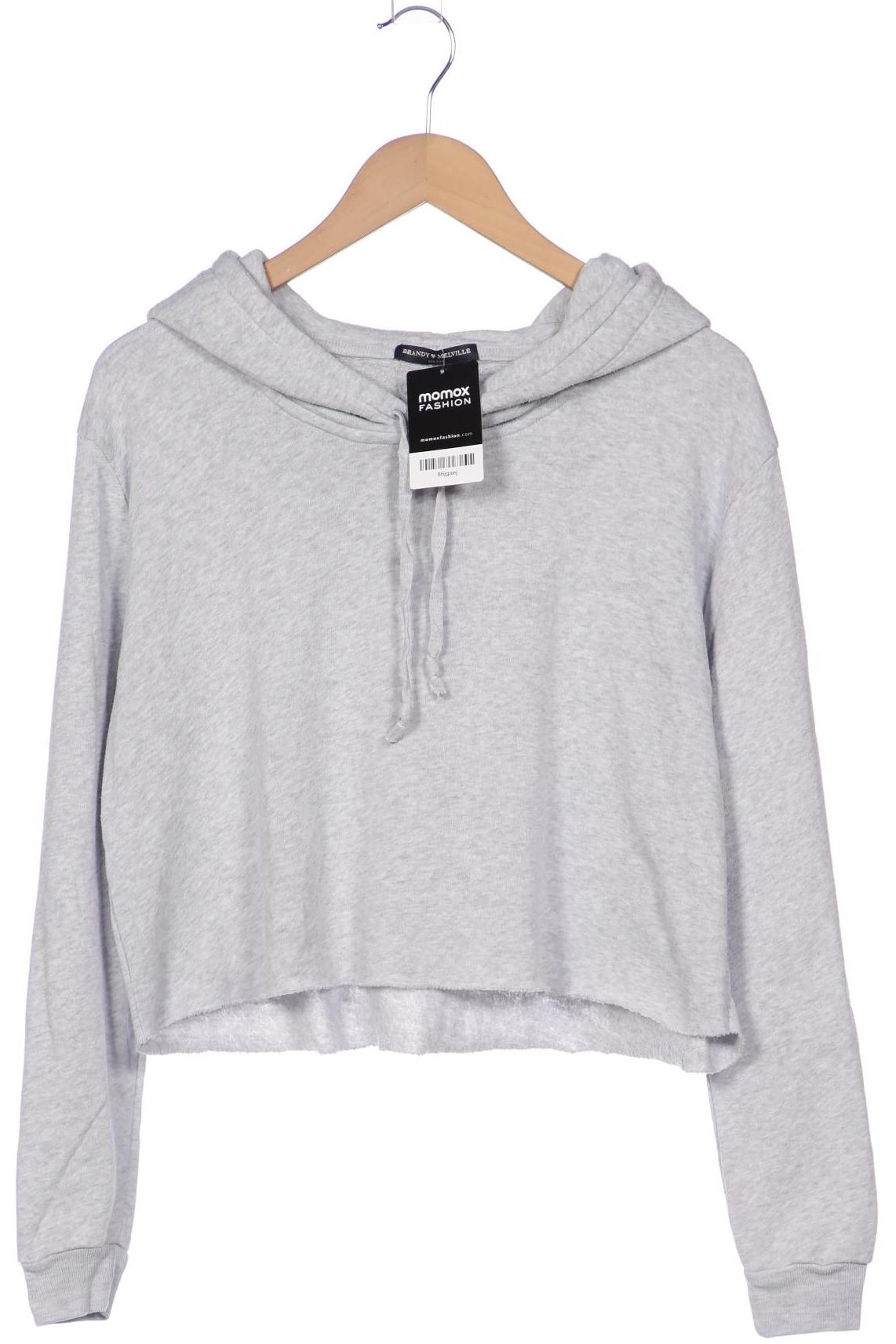 

Brandy Melville Damen Kapuzenpullover, grau, Gr. uni
