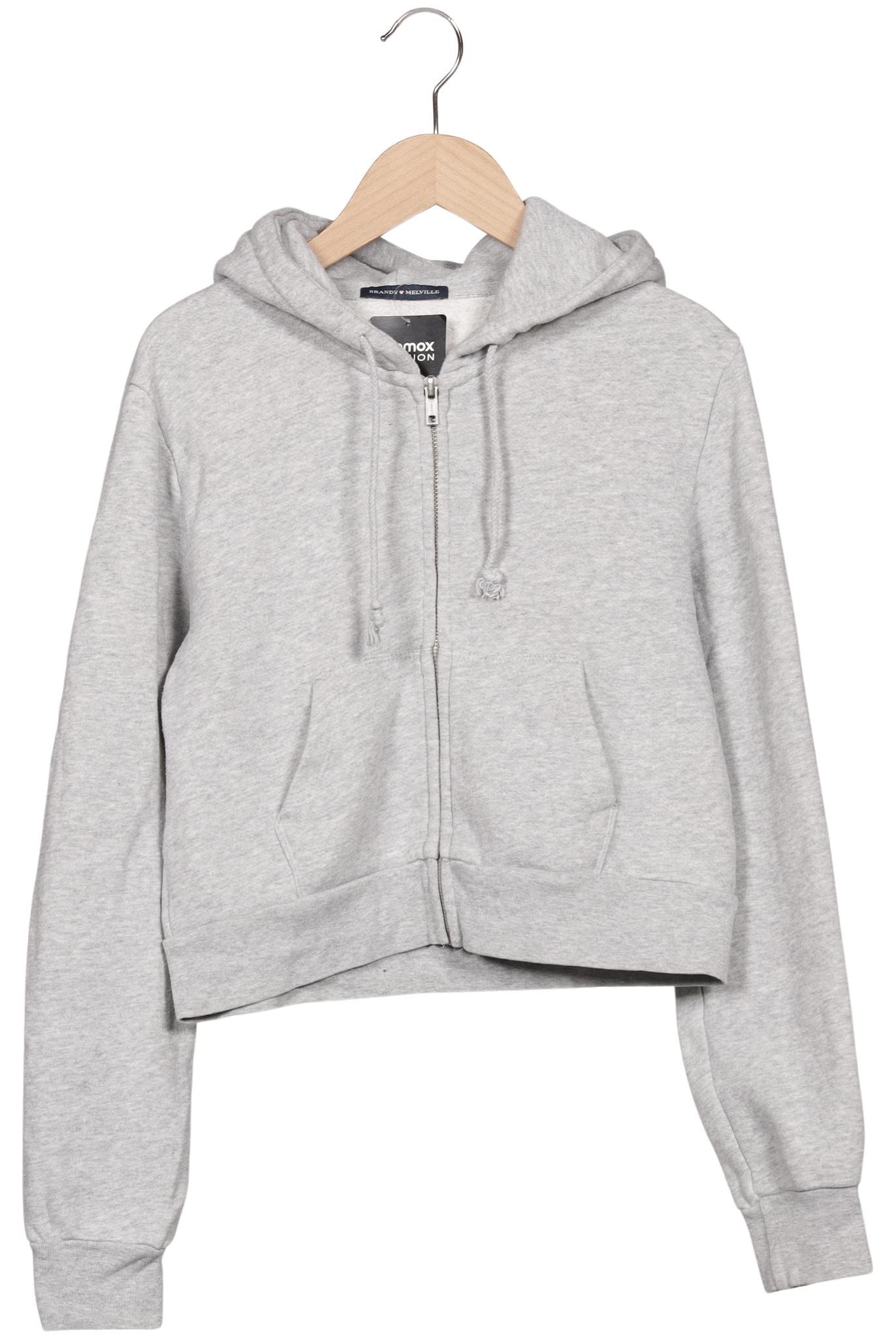 

Brandy Melville Damen Kapuzenpullover, grau, Gr. 36