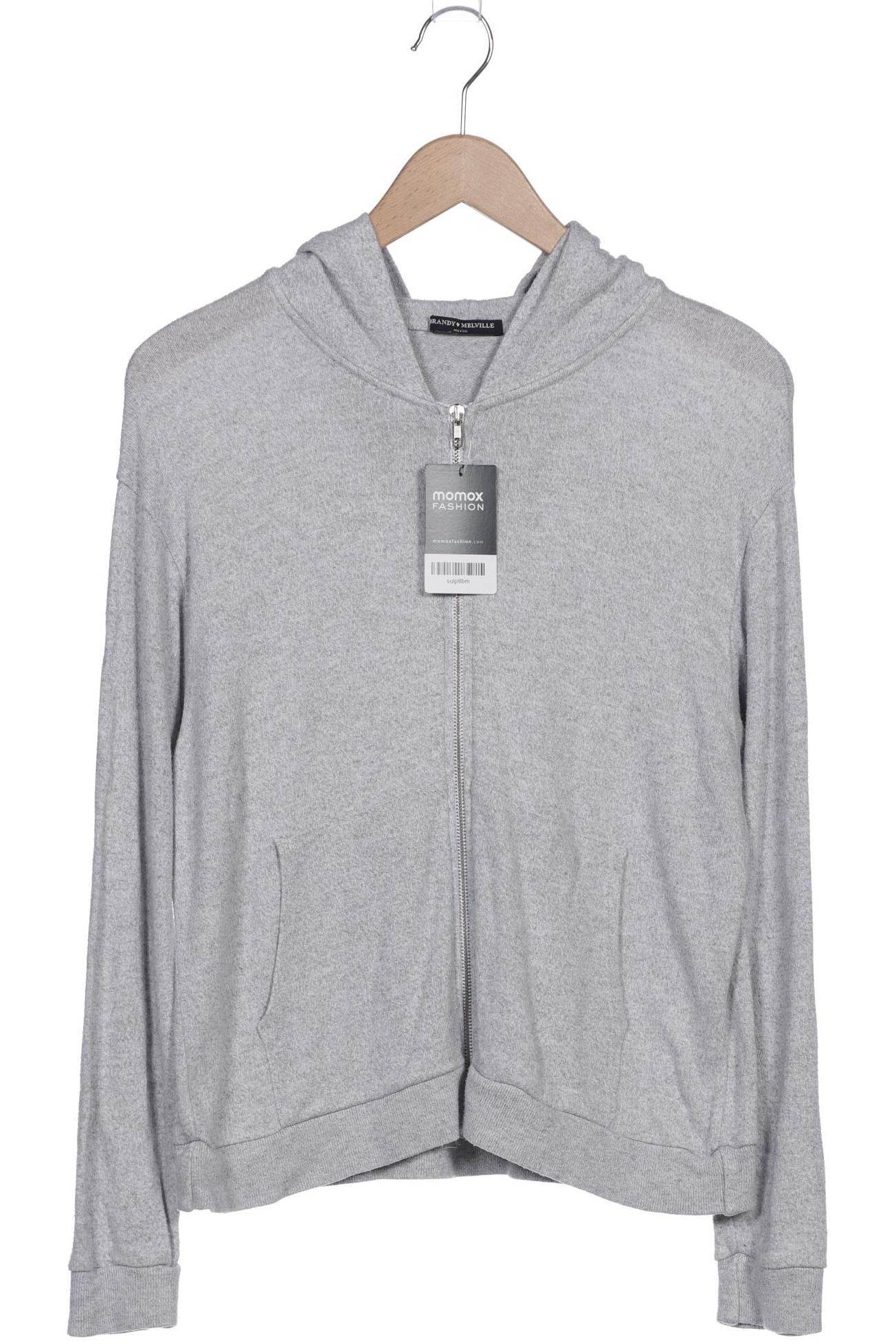 

Brandy Melville Damen Kapuzenpullover, grau, Gr. uni