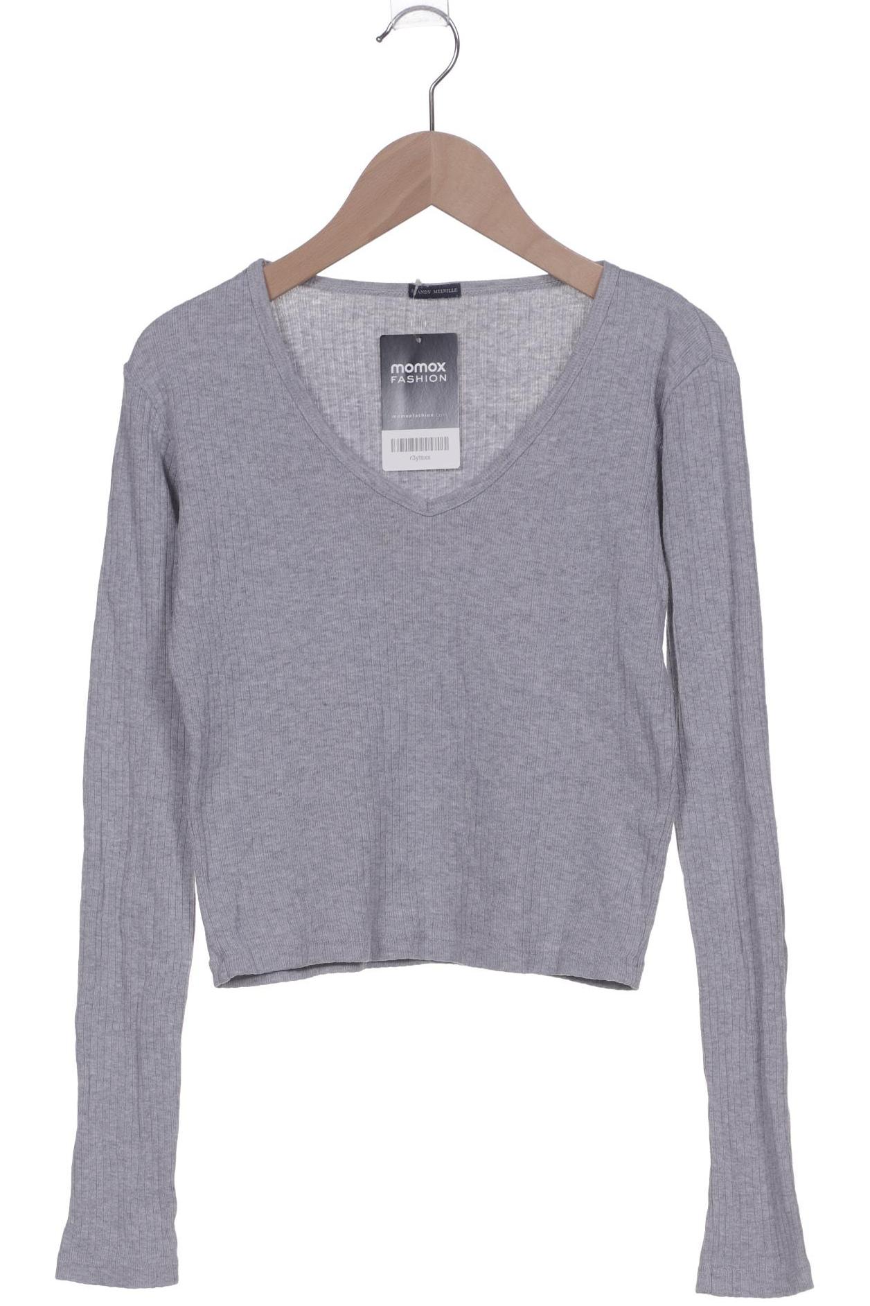 

Brandy Melville Damen Langarmshirt, grau, Gr. 34