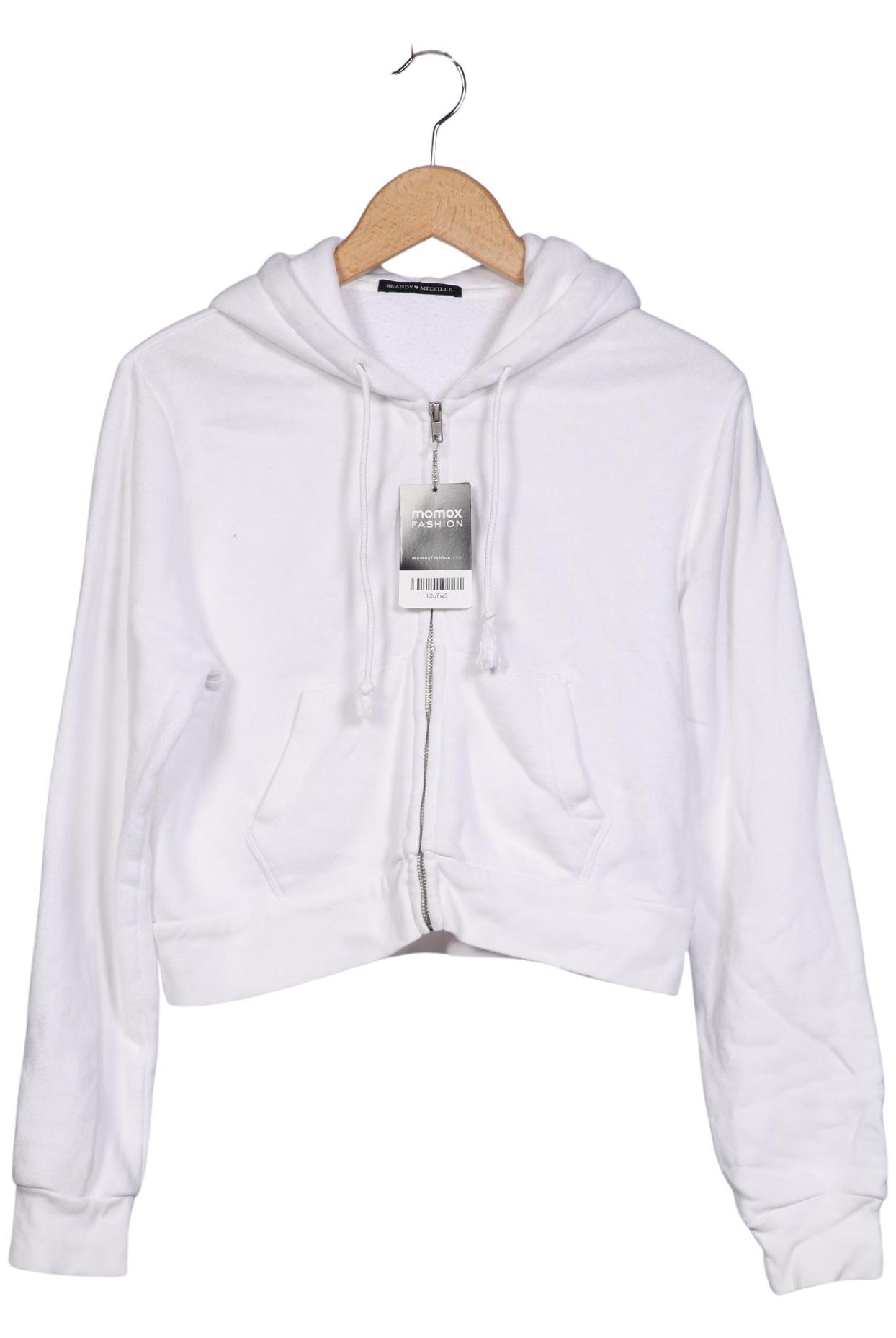 

Brandy Melville Damen Kapuzenpullover, weiß, Gr. 42