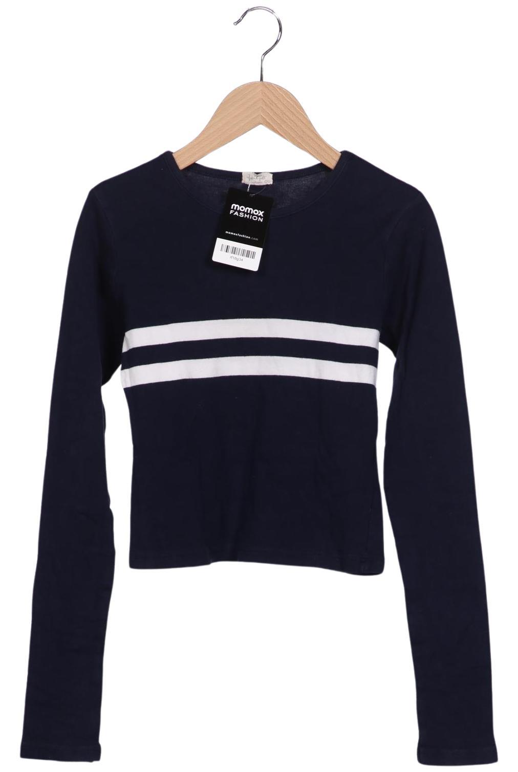 

Brandy Melville Damen Langarmshirt, marineblau, Gr. 30