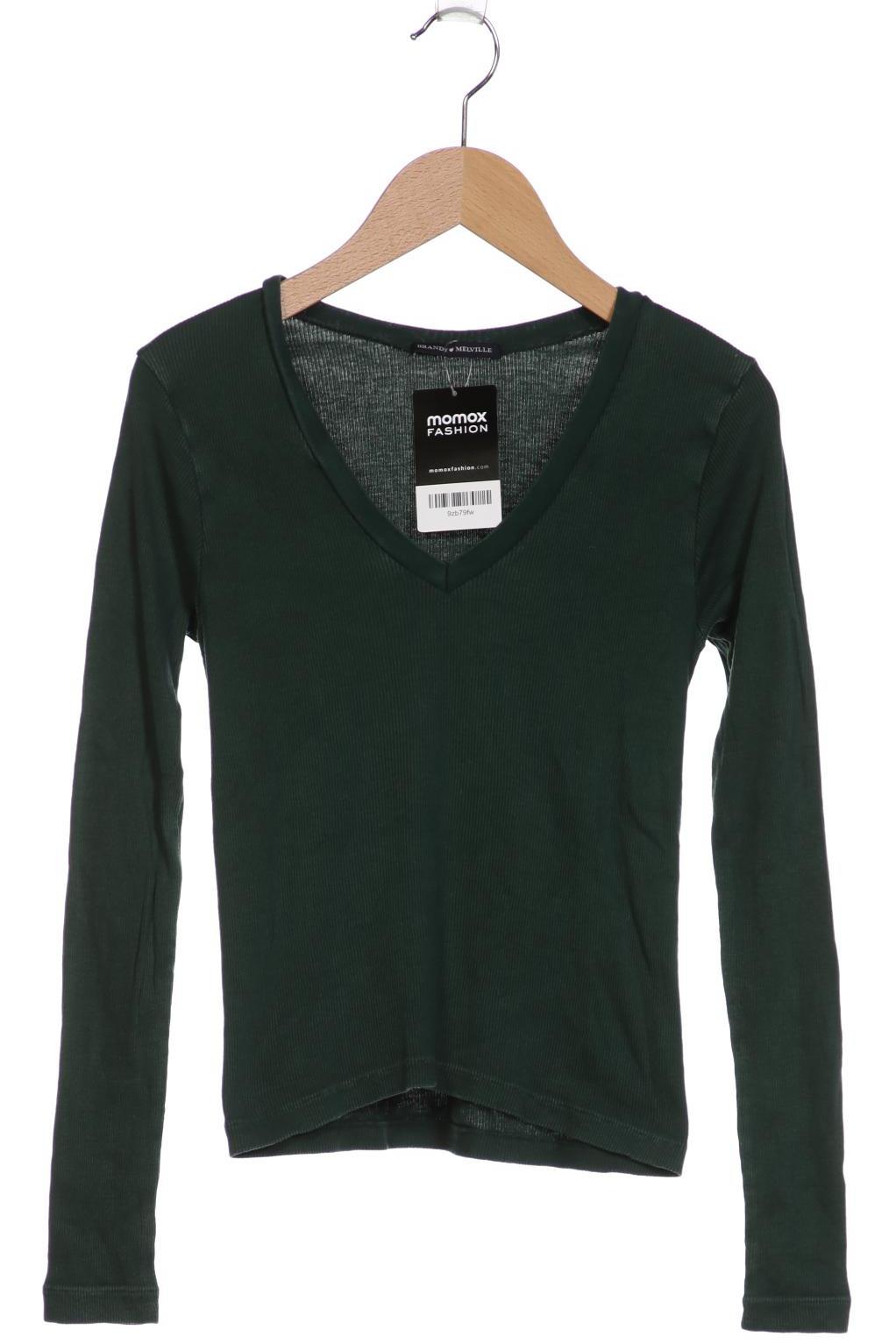 

Brandy Melville Damen Langarmshirt, grün, Gr. 32