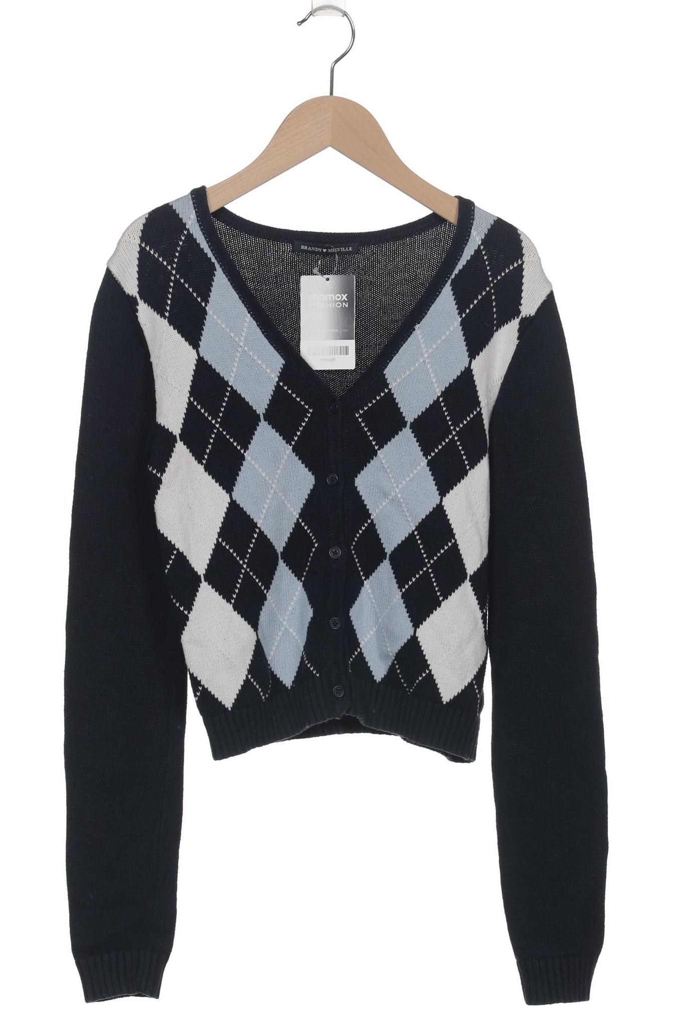 

Brandy Melville Damen Strickjacke, marineblau, Gr. 34